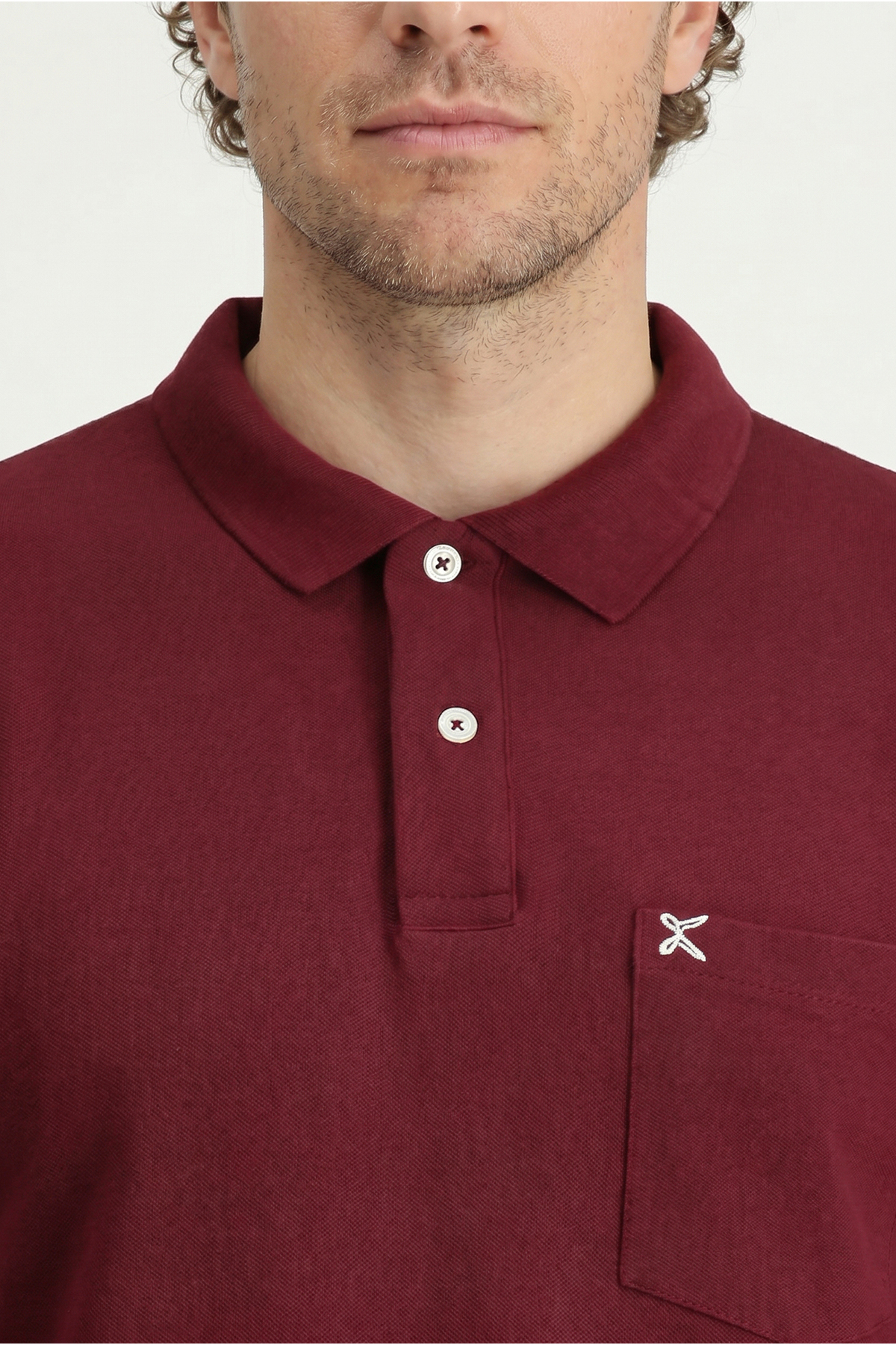 Kiğılı Polo Yaka Regular Fit Cepli Nakışlı %100 Pamuk Tişört görsel 3