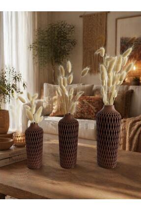 Sahil Design Viona Modern Dekoratif Vazo | 3D | ABS Malzeme | Dalga Tasarım |...