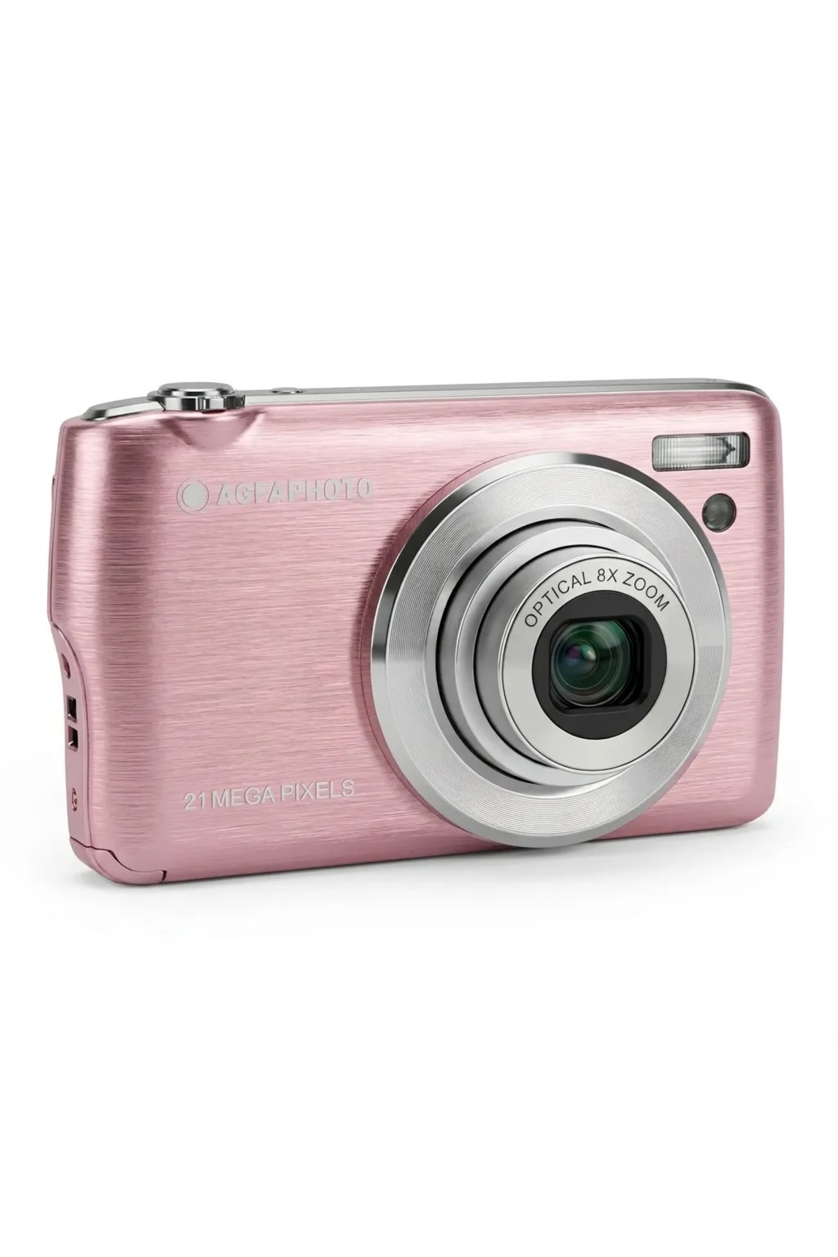 AgfaPhoto REALISHOT DC8200 FOTOĞRAF MAKINESI(PEMBE)+16GB SD