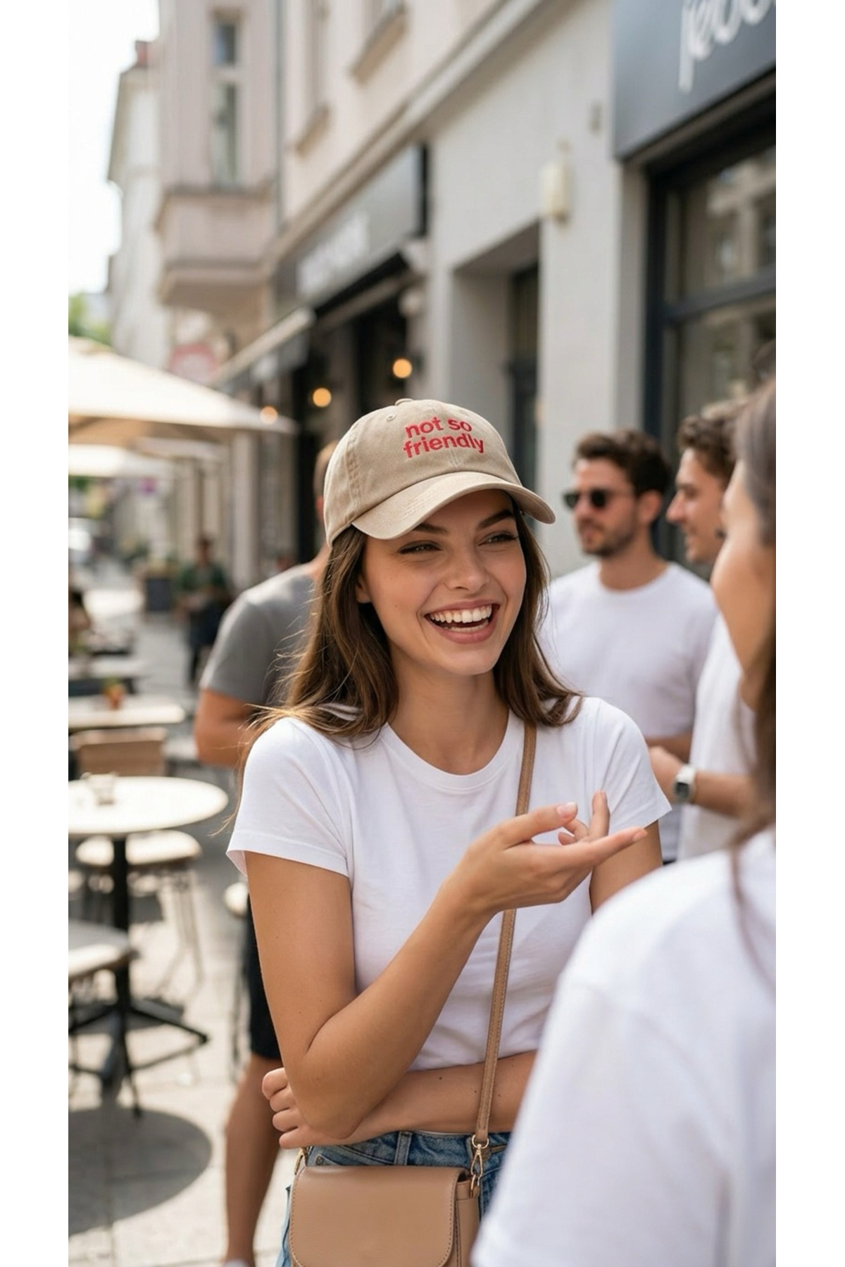 CAP BROS not so friendly Nakışlı Yıkamalı Şapka Kep görsel 5