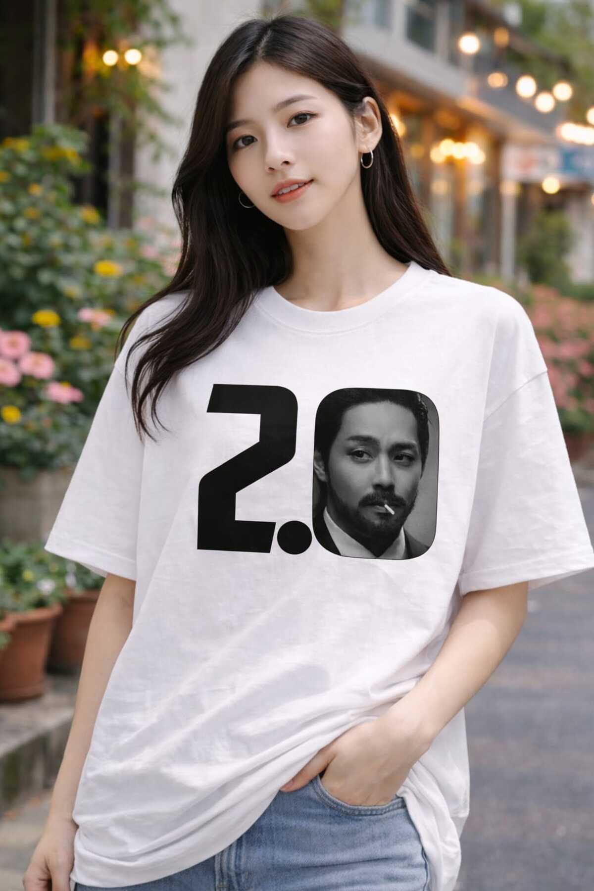 Arirang World Tour Printed Oversized T-Shirt