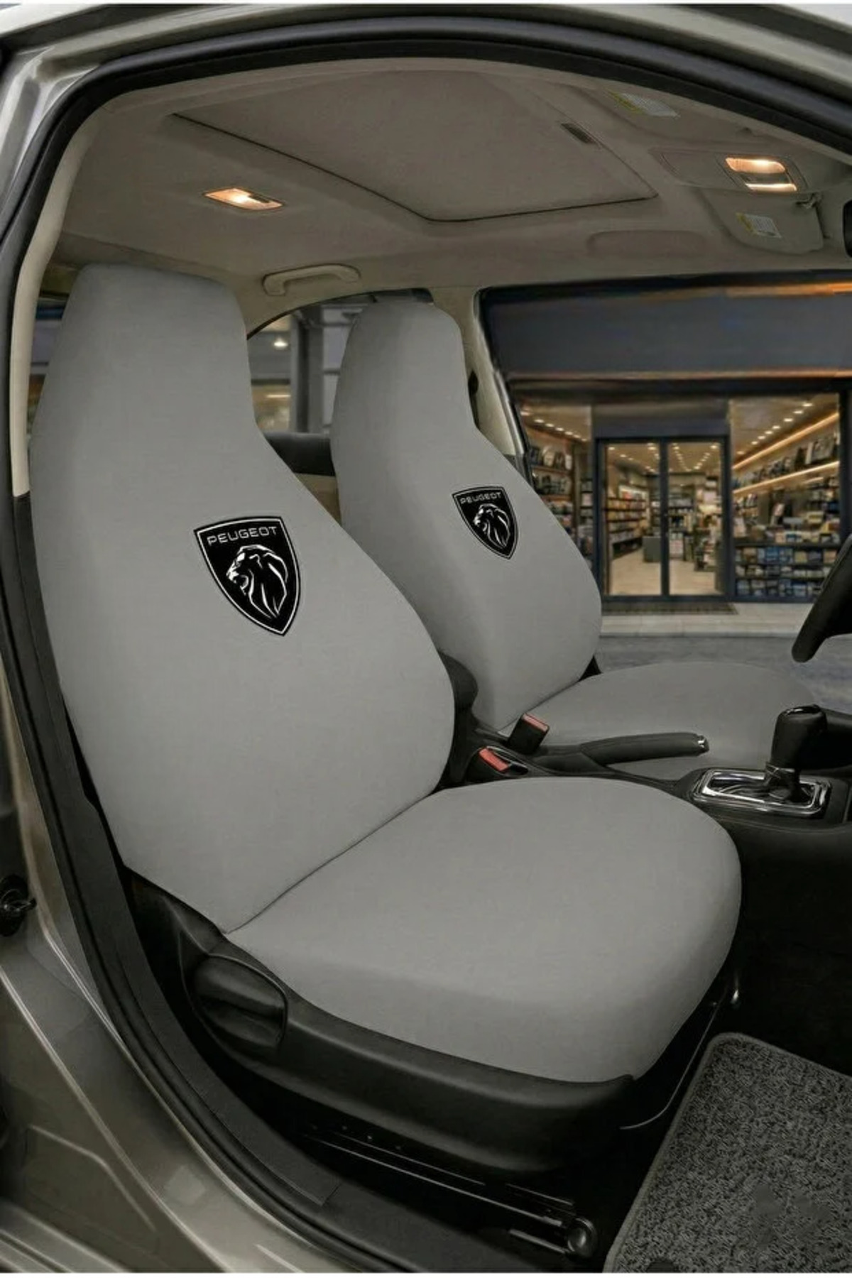sekutuning Peugeot 2008 Gri Araç Koltuk Kılıfı Koruyucu Penye Servis Kılıfı