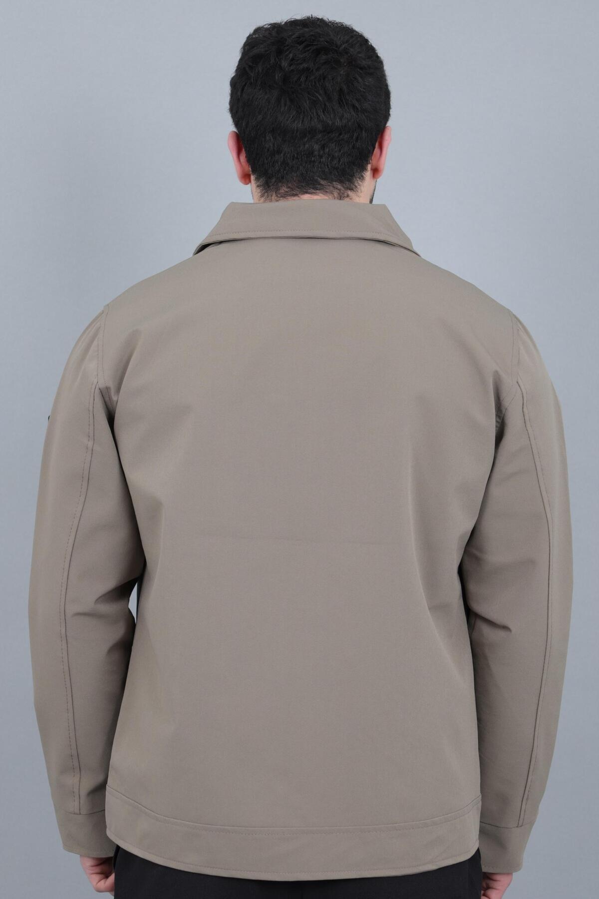 ژاکت فصلی زیپ دار یقه PLDP 3033_60390 — رنگارنگ — تصویر 5 از 6