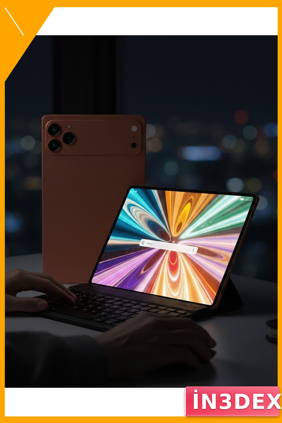 Klavyeli Tablet PC Seti 10.1 İnç Dokunmatik Android Ofis ve Eğitim