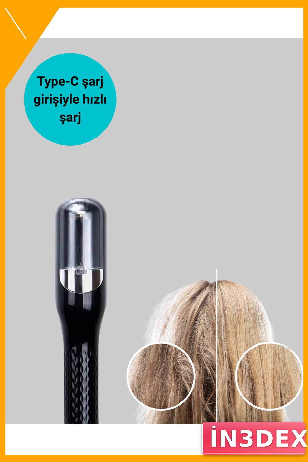 Şarjlı Saç Kesme Makinesi Kablosuz Profesyonel Tıraş Makinası