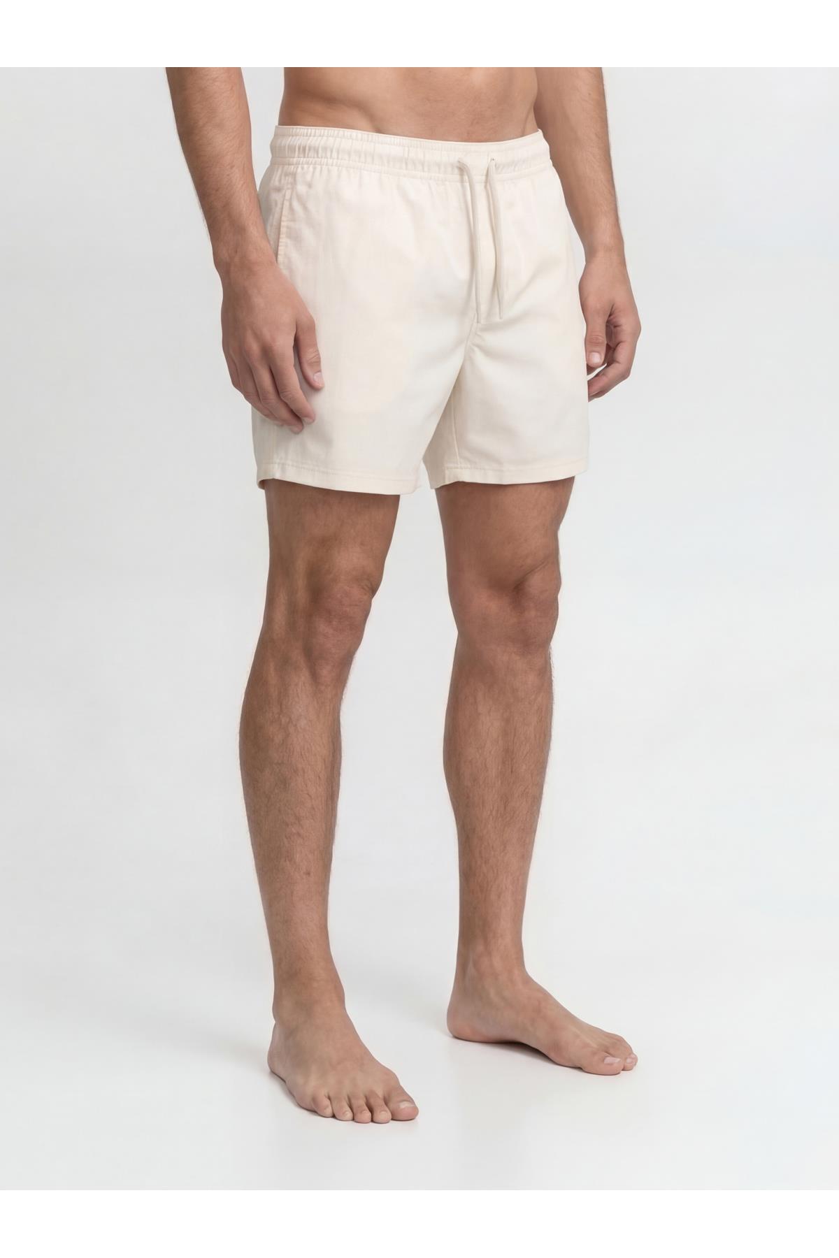 شلوارک شنا JPSTMAI تروپیک سولید REG SN Moonbeam جک اند جونز شورت مایو Jack & Jones