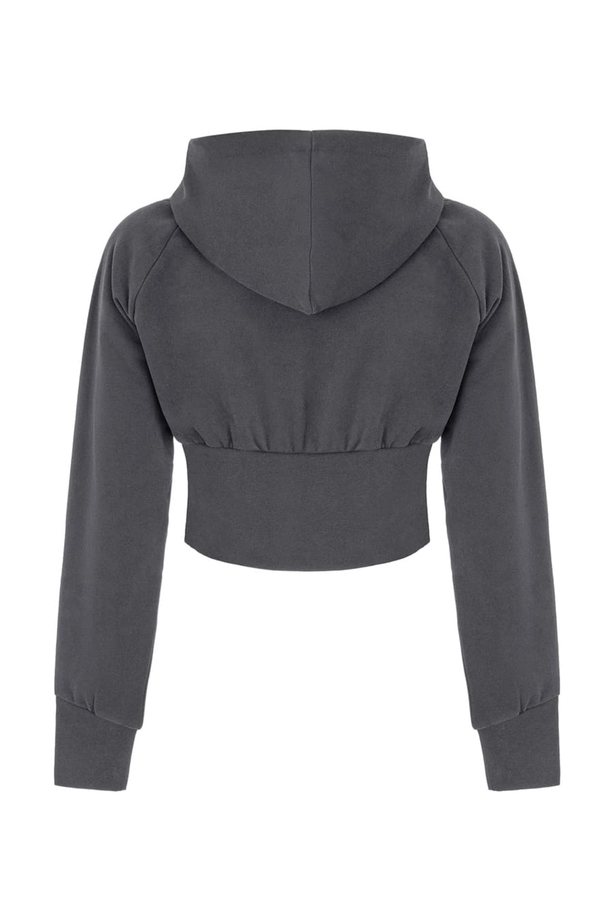 Definex Kadın Korse Fit Dual Zip Kapüşonlu Sweat görsel 2