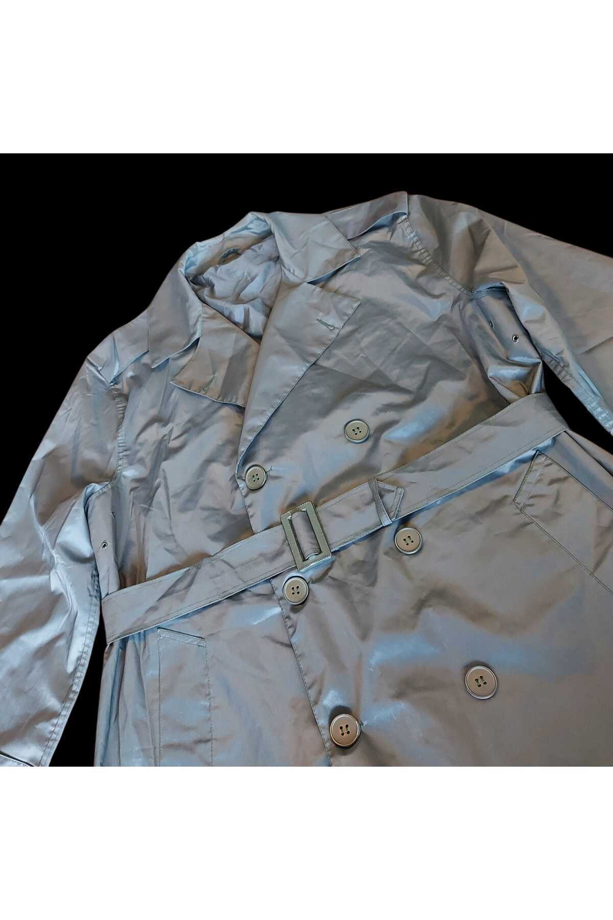 Haki Renk KKK Sb.(Apoletli) Yağmurluk Unisex (56-XL Beden) Sıfır Ürün — خاکی KHO-04-1101 — تصویر 7 از 8