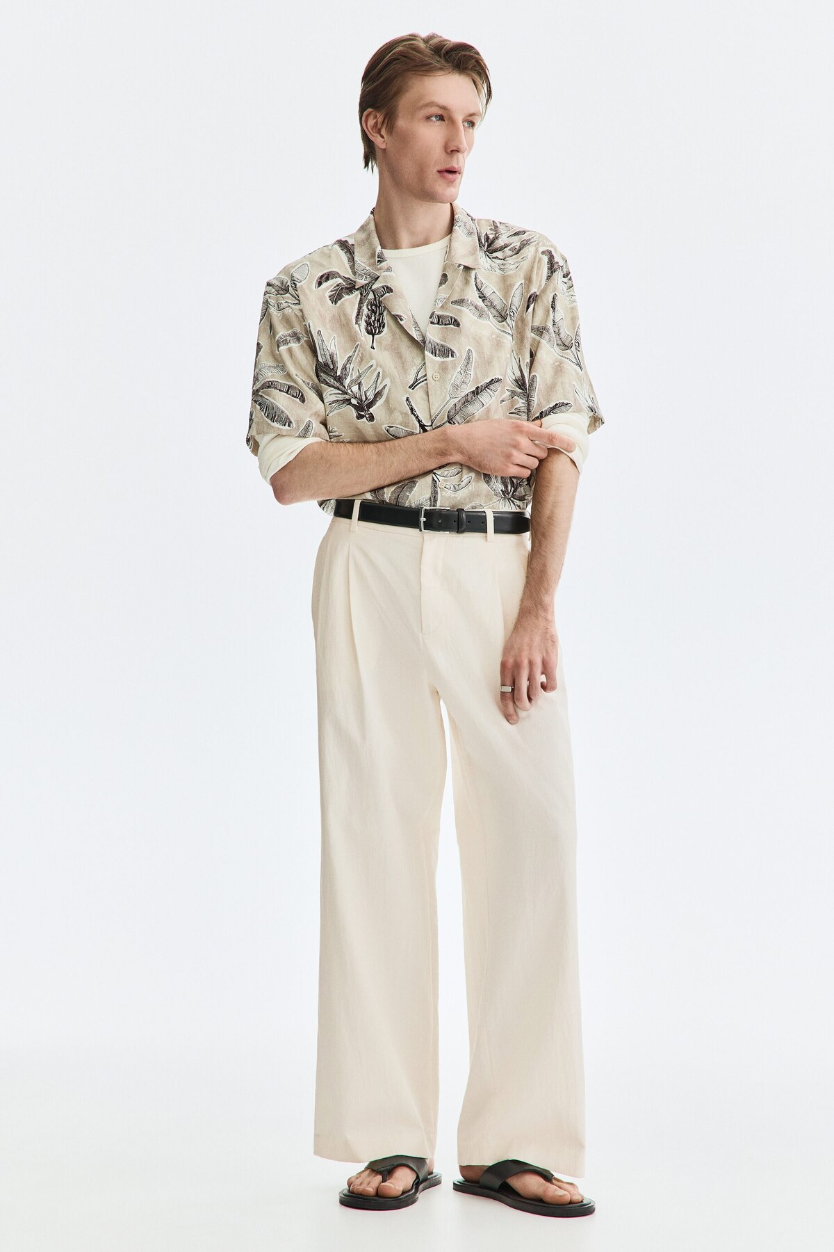 شلوار گشاد اچ اند ام شلوار H&M