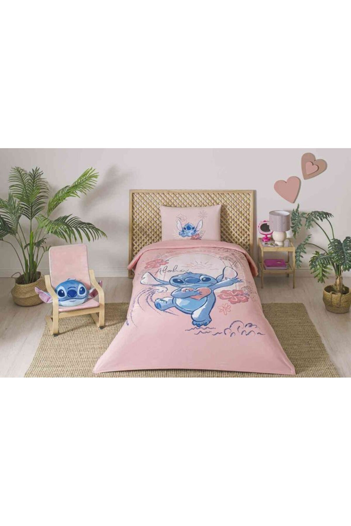 Disney Quilting Set Ranforce Single Pmb Stıtch Aloha(e)