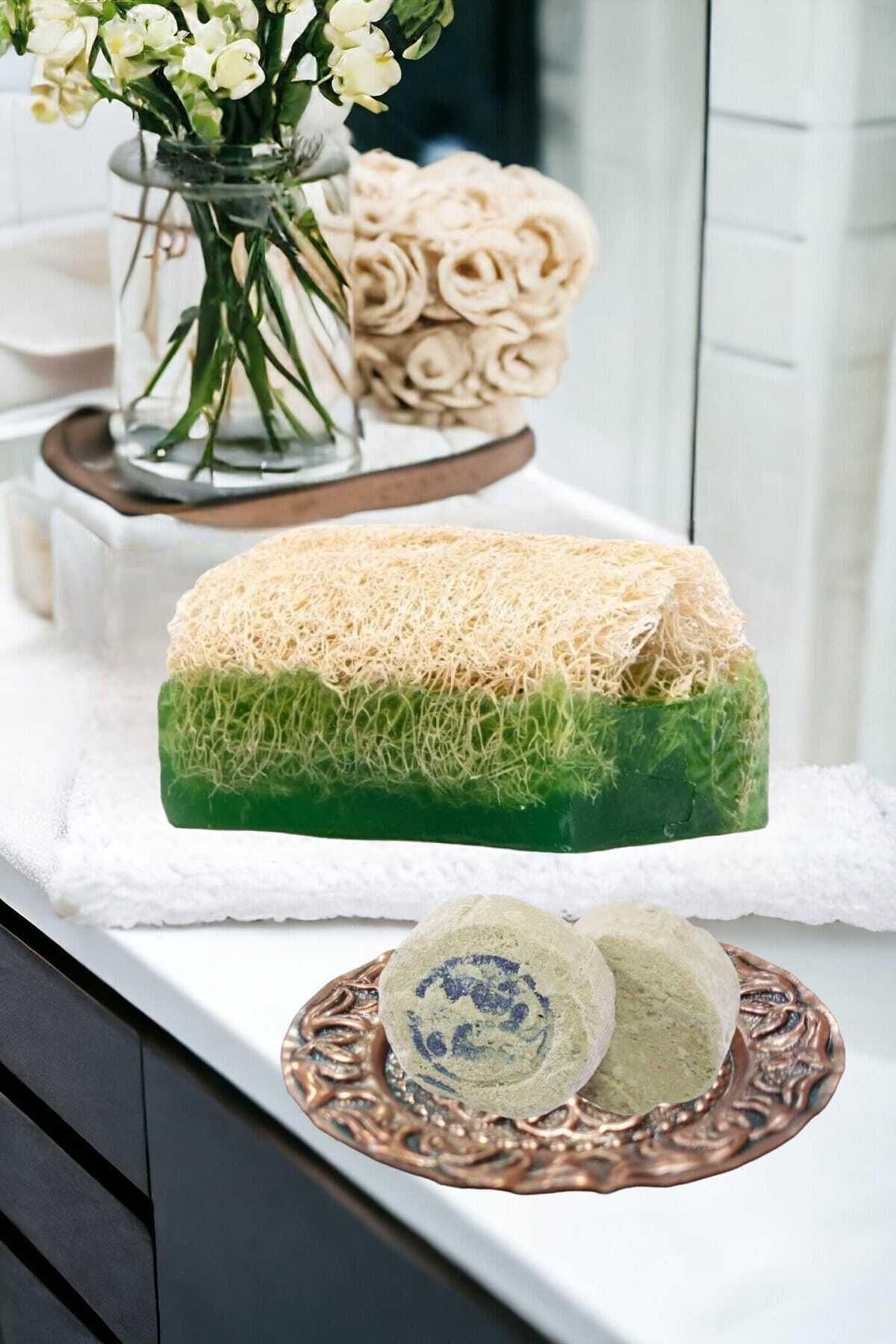 2'li Doğal Kabak Lifli Yüz Bakım Peeling Akne Leke Temizleme Gerdirme Güzellik Seti — manuel-0049 — تصویر 2 از 5