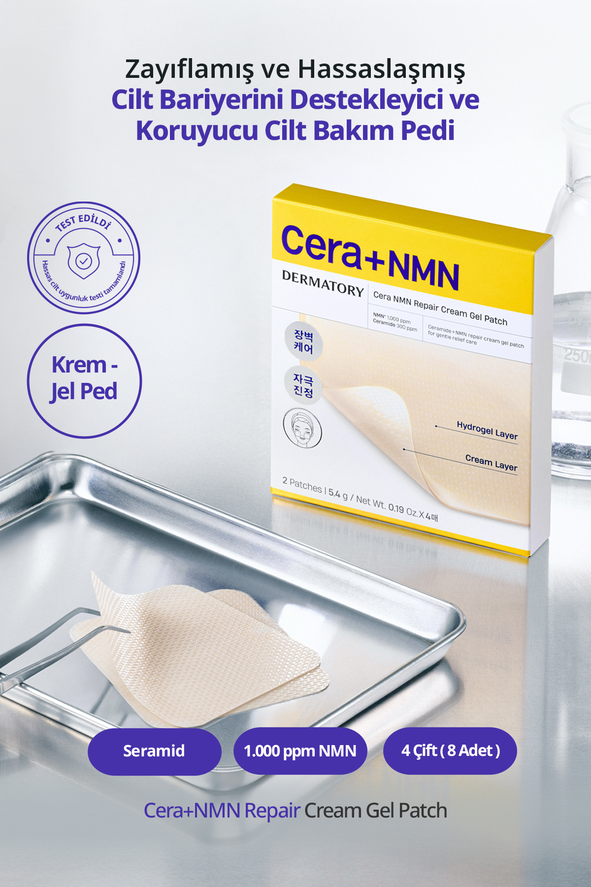 DERMATORY Seramid İçeren Hassas Bariyeri Destekleyen Cilt Bakım