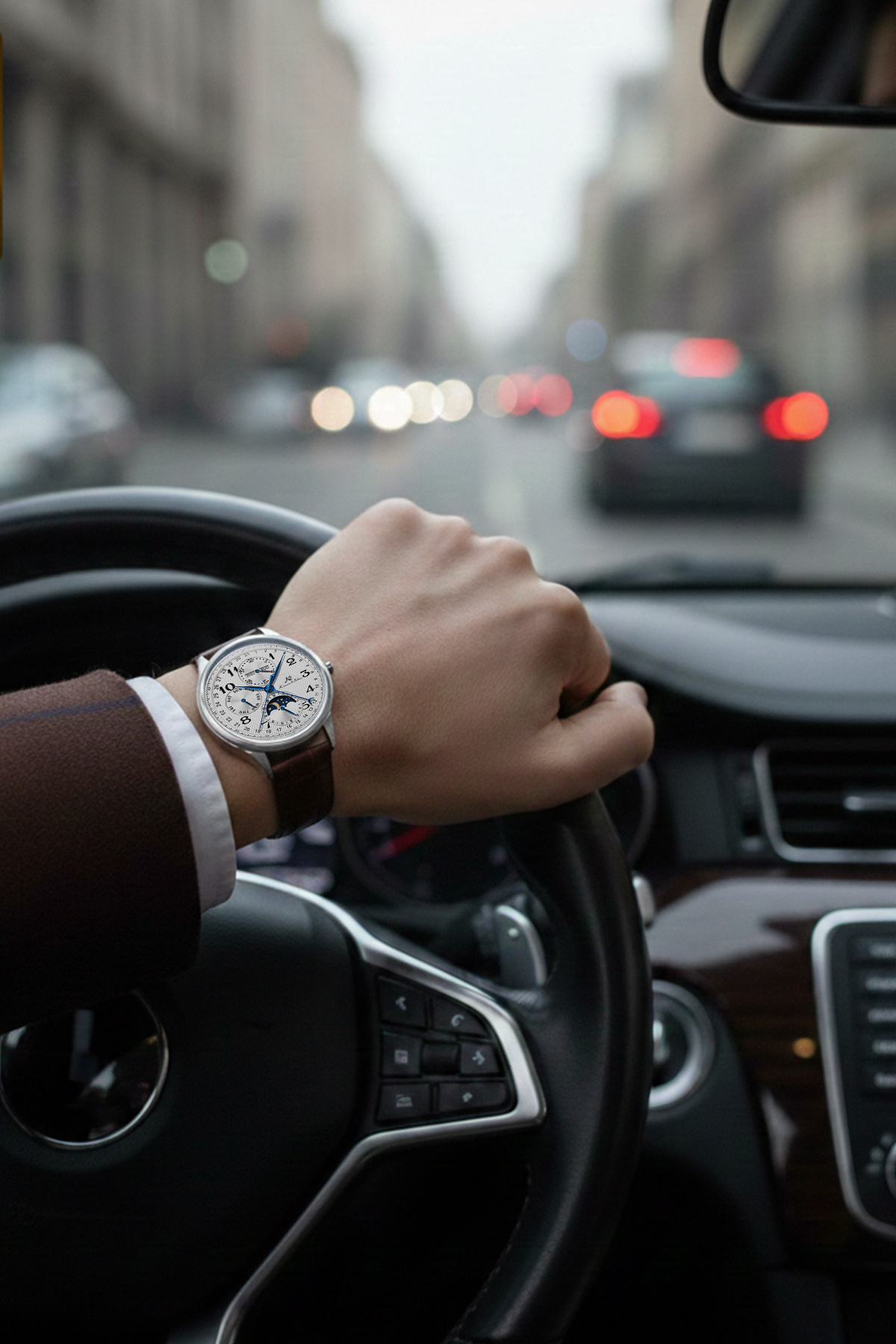 Kronen & Söhne Kronen&Söhne Royalton Moonphase Premium Otomatik Erkek Kol Saati görsel 5