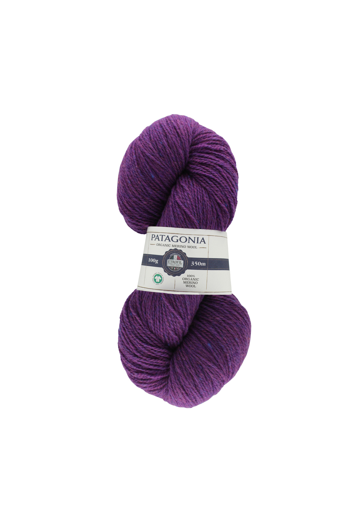 Patagonia Knitting Yarn Purple 100% Organic Merino Wool 100g 350m (76140)