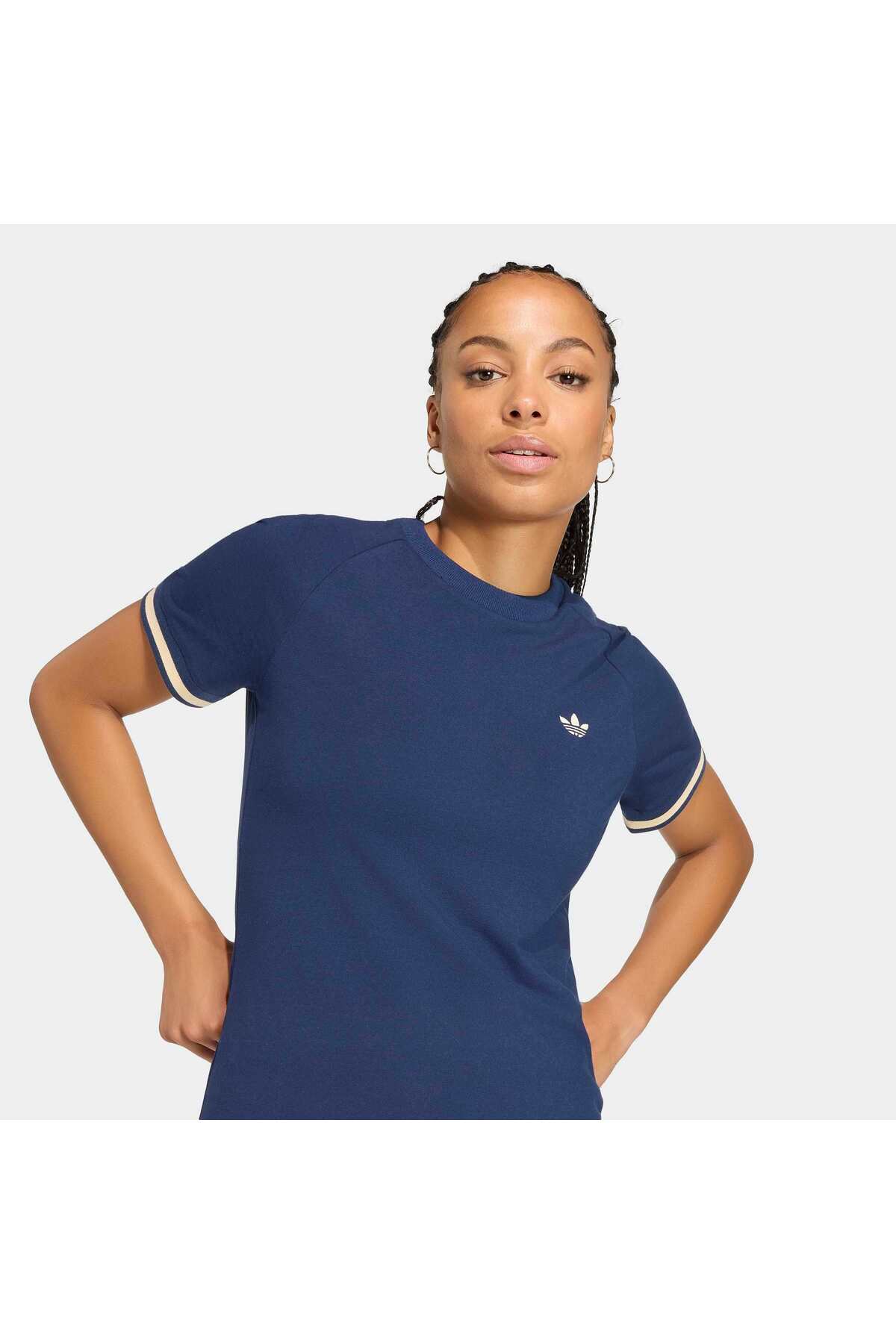 adidas Graphic Tee Kadın Spor Grafik Desen T-shirt KS7404 görsel 5