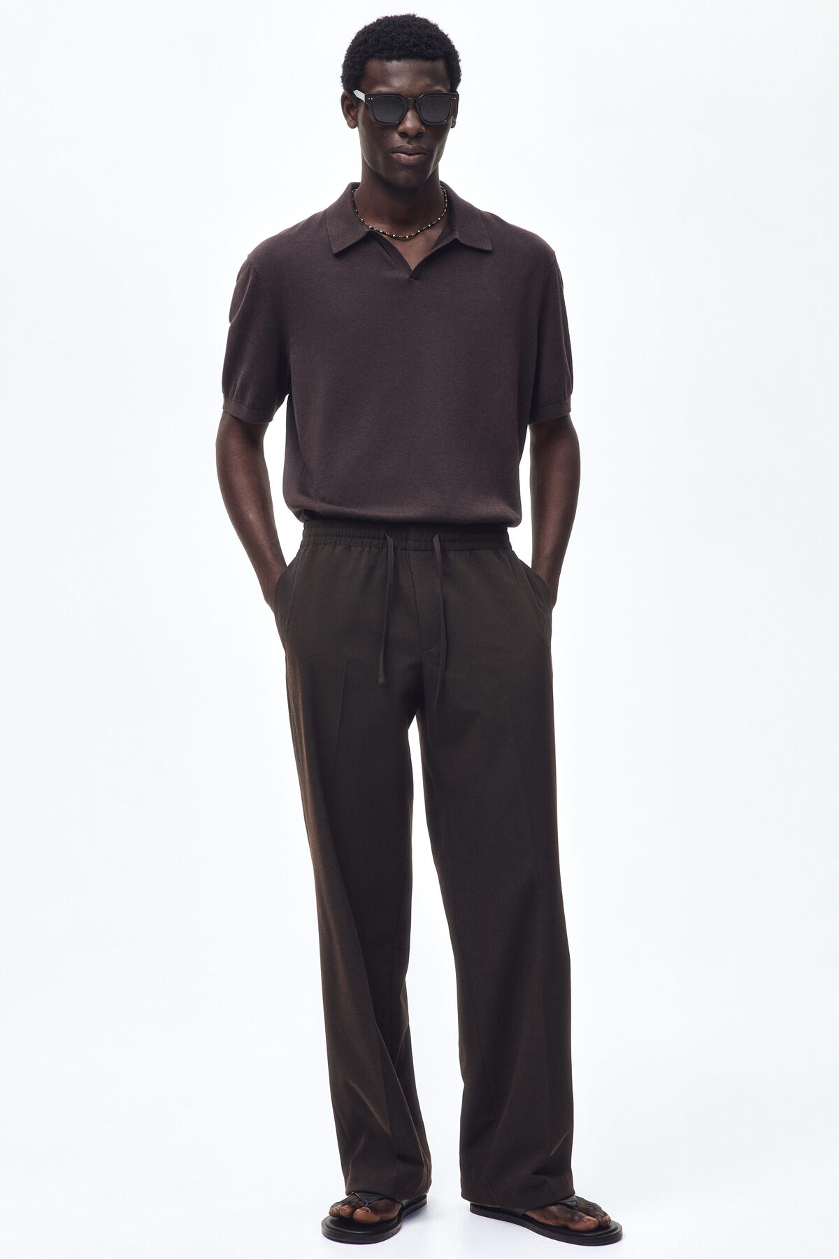 شلوار گشاد و راحت اچ اند ام شلوار H&M