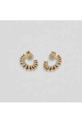 Aura Jewels Güneş Işıltısı Gold Küpe