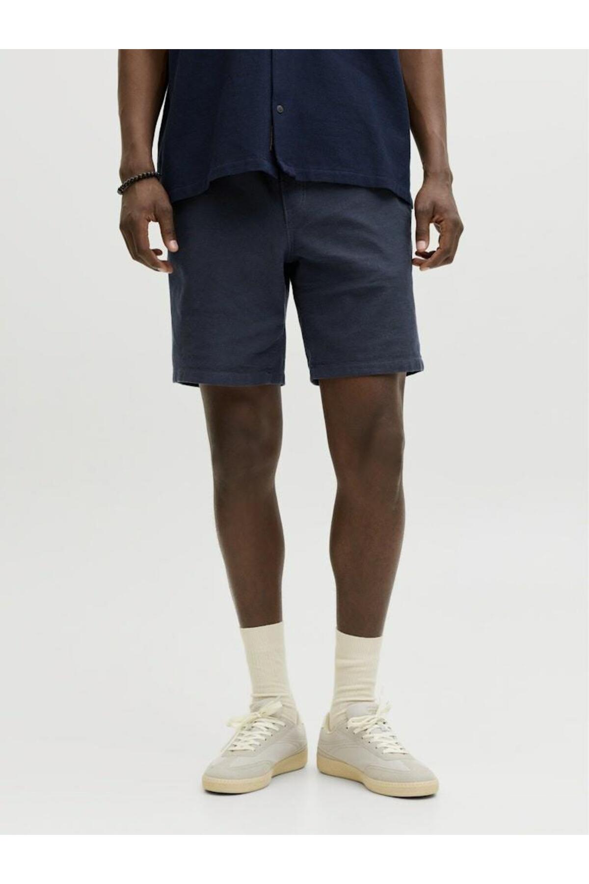 شلوارک مردانه جک جونز مدل Jaiden Waffle کد 12295862 جک اند جونز شلوارک برمودا Jack & Jones
