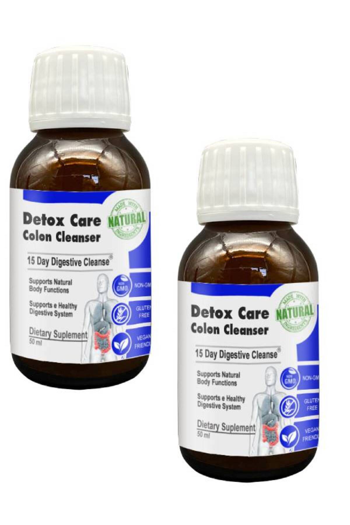 Detox Care Yeme Sonrası Ferahlık Hissi İçin Destek Şurubu 50 ml x 2 adet+Super Slım — DCCBBB-Z773663 — تصویر 3 از 3