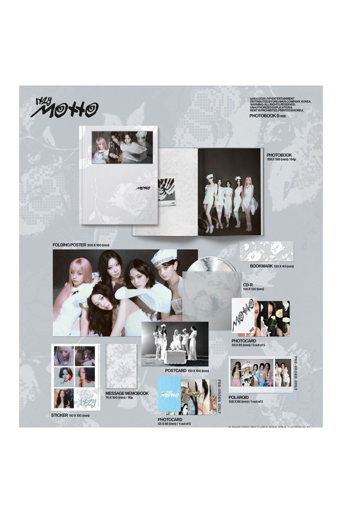 Kpop Dünyasi ITZY – [Motto] (PHOTOBOOK Ver.) - B Ver. - Fiyatı