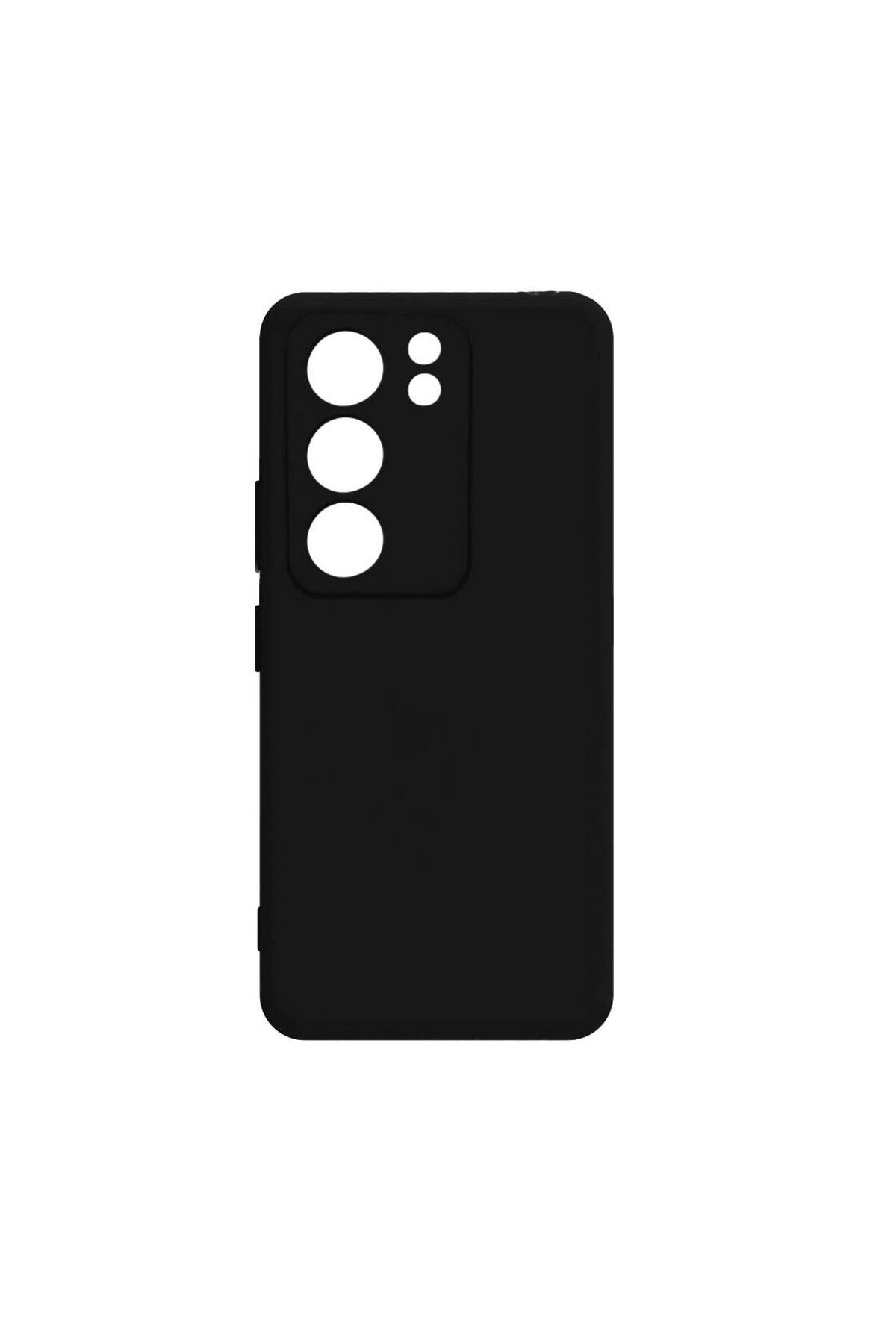 Vivo V29 5G Kılıf NVTH Biye Silikon - Siyah