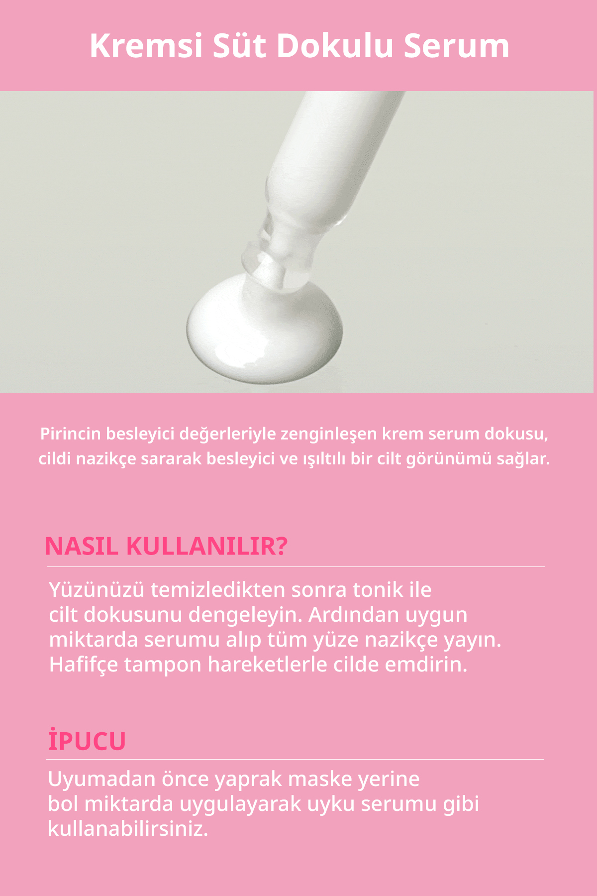Pirinç Proteini İçeren Cilde Parlaklık Kazandıran Nemlendirici Serum MIDHA Rice Protein Milky Serum — MIDHA-RICE-PROTEIN-SERUM30 — تصویر 6 از 8
