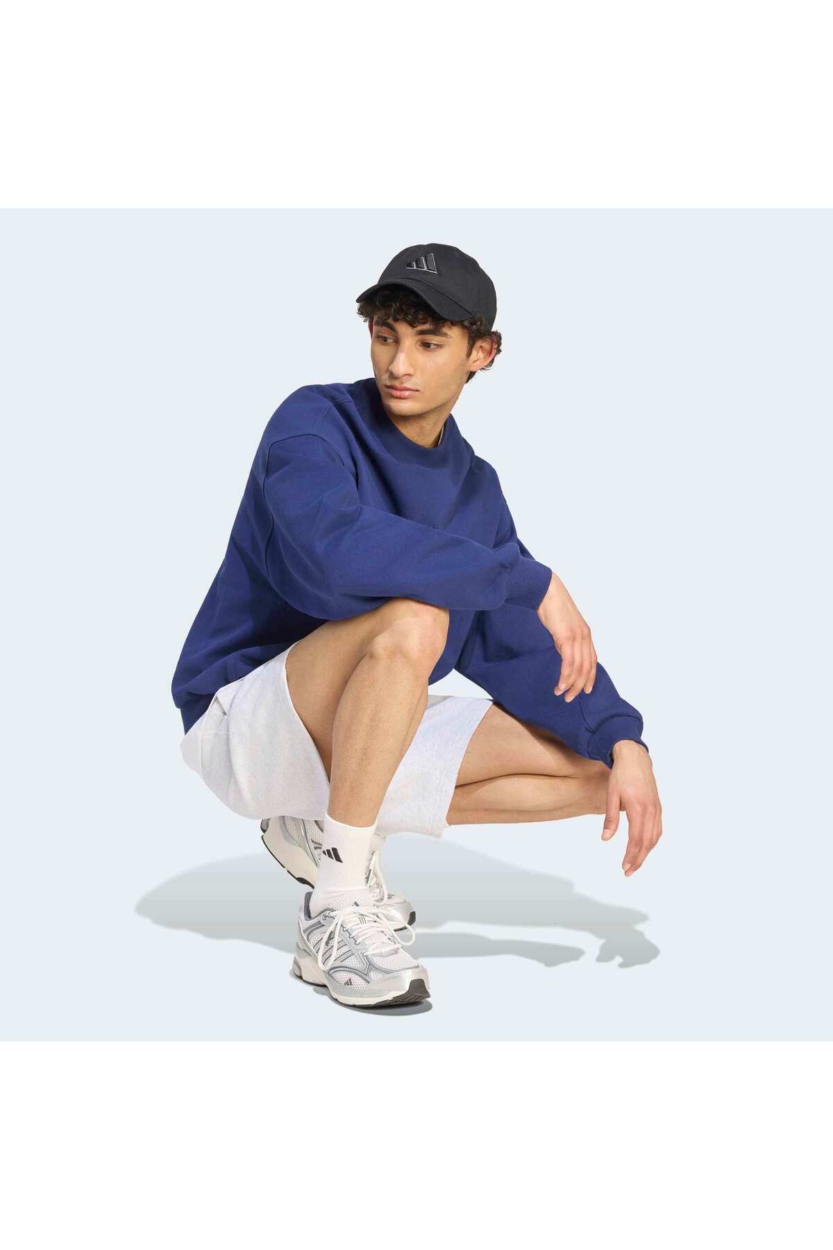 adidas M Ak Sl Swt Erkek Spor Sweatshirt KW2282 görsel 3