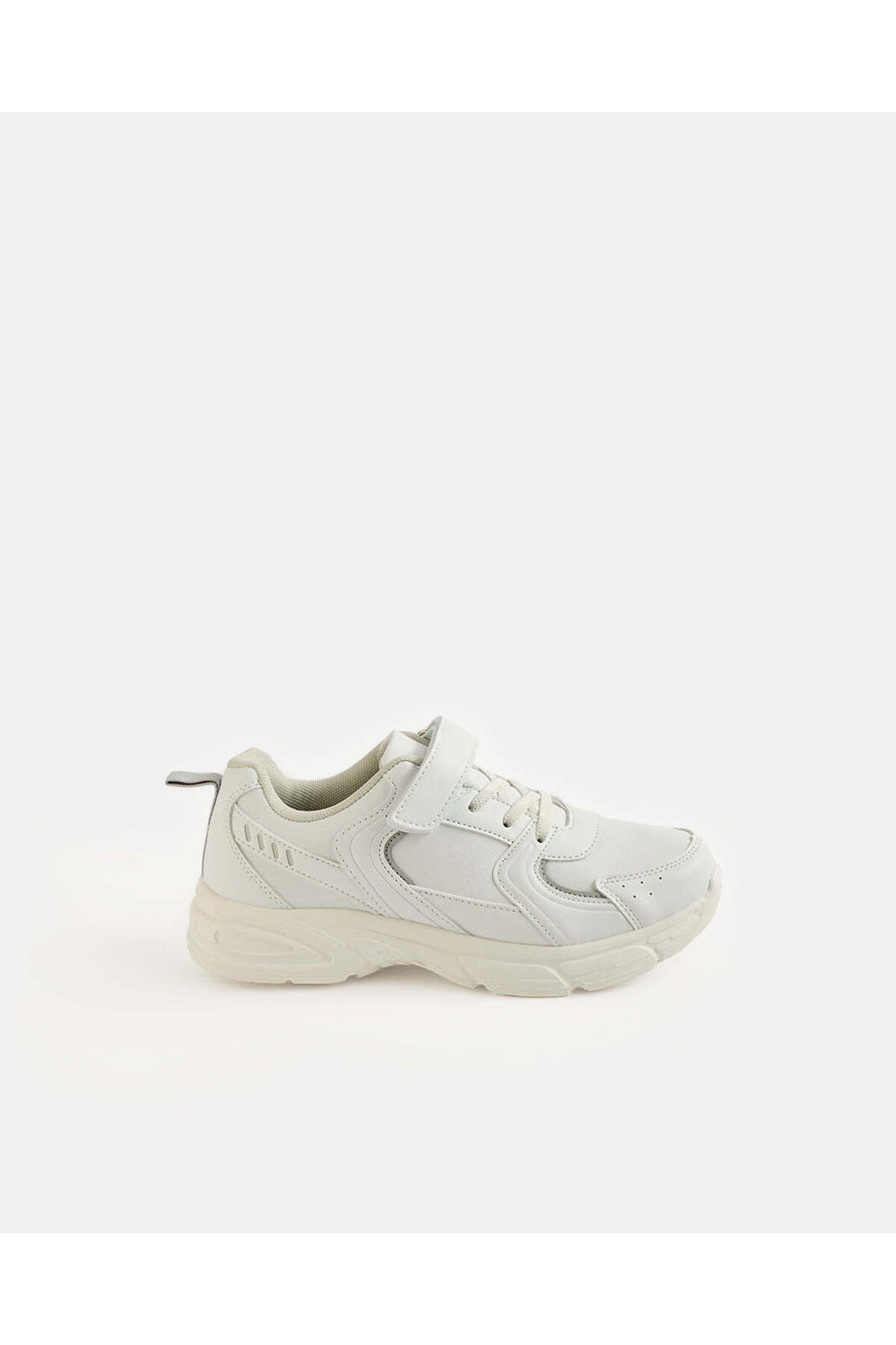 REDTAG Senior Boys White Cut and Sew Chunky Sneakers