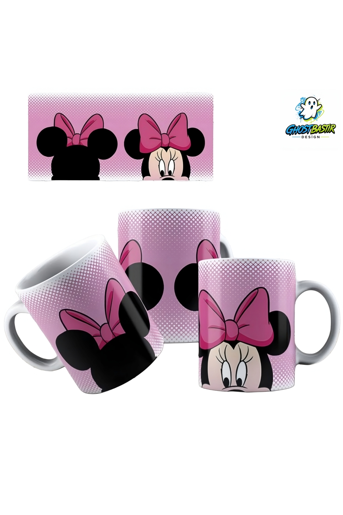 Minnie Mouse Kupa Bardak | Tek Adet K0324