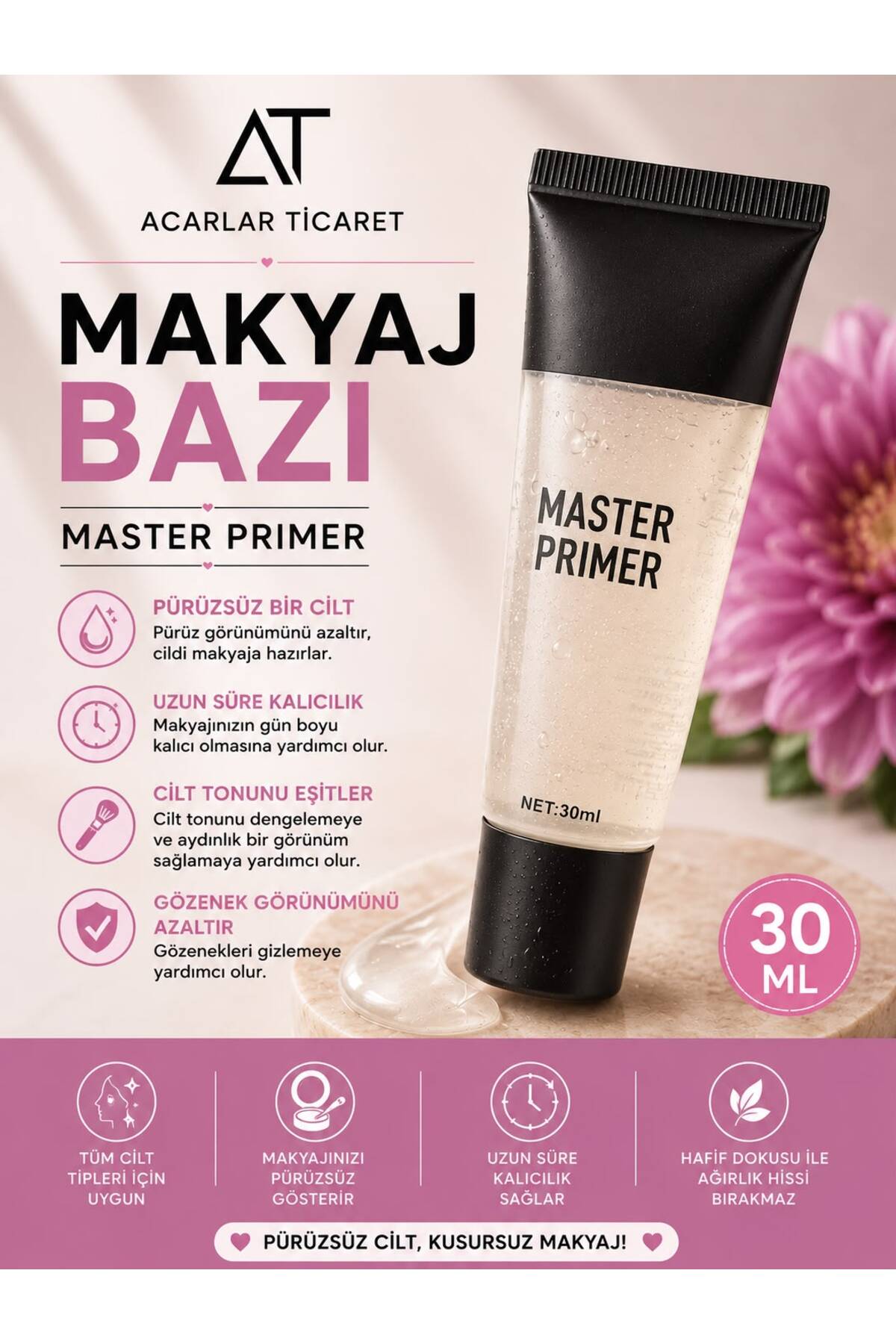 Master Primer Makyaj Bazı 30 ML — سفید