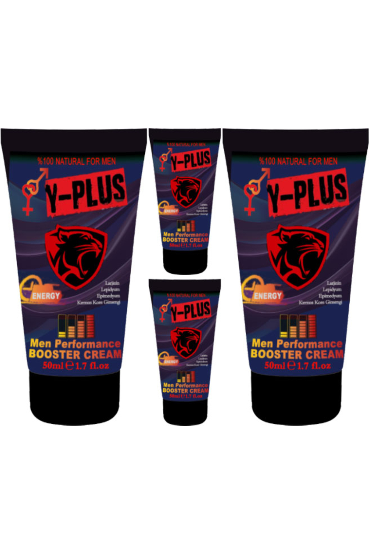 Bezos Y-Plus Cream 50ML 4 Adet Erkeklere *katılık* - *hareketlilik* Özel Kremi — GU-EYF-11969-NIDA01