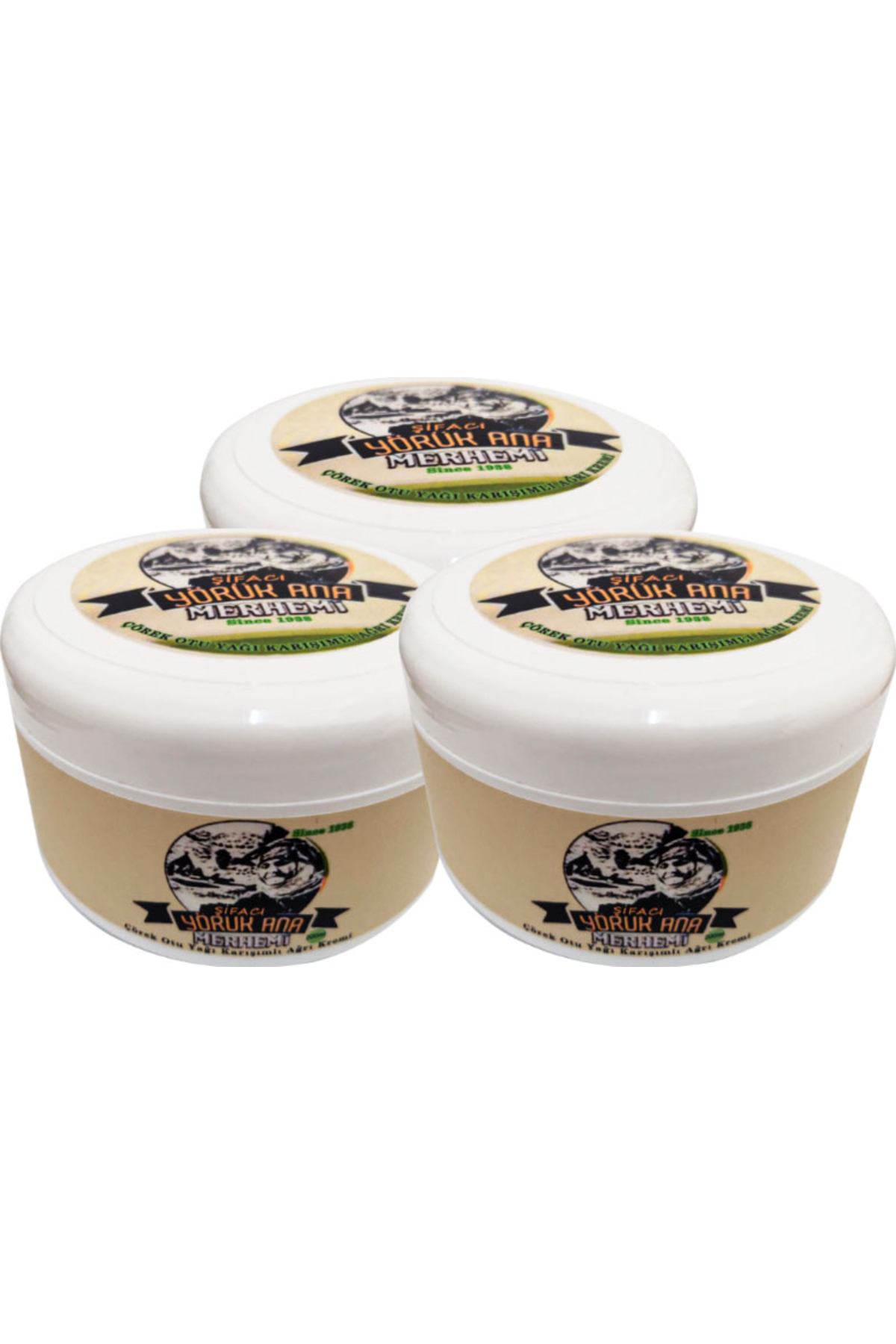 Bezos Yörük Ana Çörek Otu Karışımlı Özel Krem 200 ml 3 Adet — GU-EYF-22973-AGC01