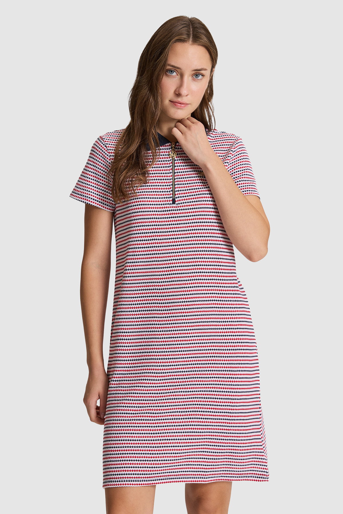 U.S. Polo Assn. Kadın Lacivert Örme Elbise 50325490-VR033 görsel 3
