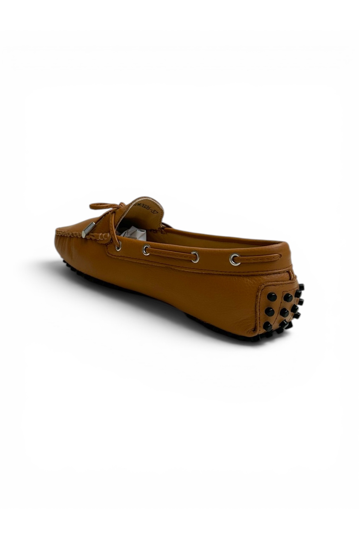West To West Kadın Hakiki Deri Loafer, Taba Yumuşak Tabanlı Babet görsel 5