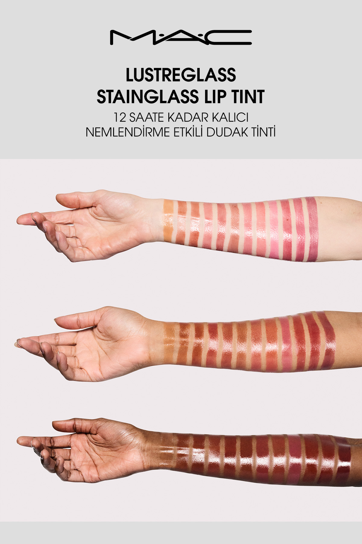 رنگ لب StainGlass Lusterglass - Lip Tint با اثر مرطوب کنندگی ماندگار تا 12 ساعت - Sheer را ببینید 6