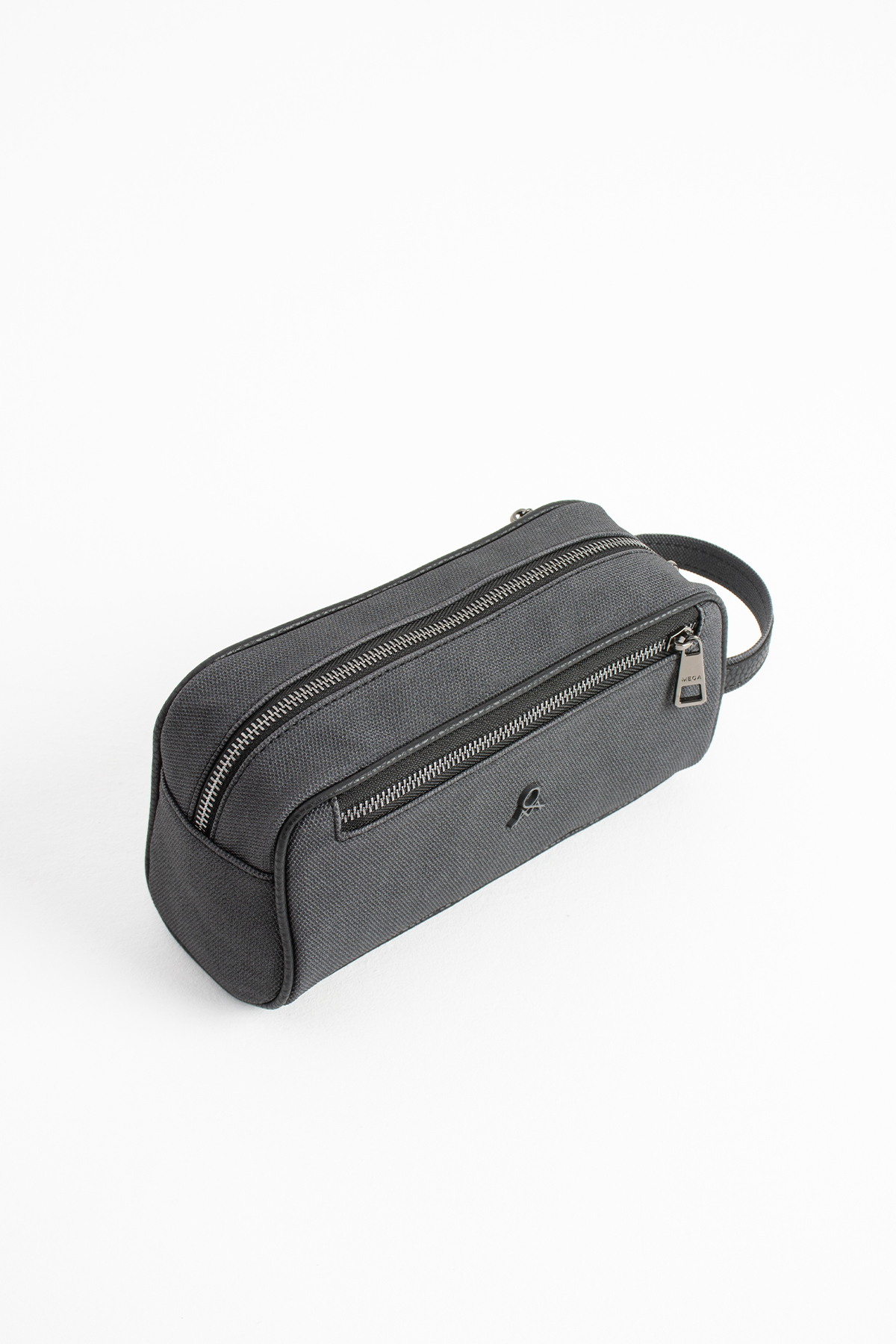 byhakan Mega 435 Erkek El Portföyü El Çantası Clutch Çanta Traş Çantası SİYAH-SİYAH görsel 5