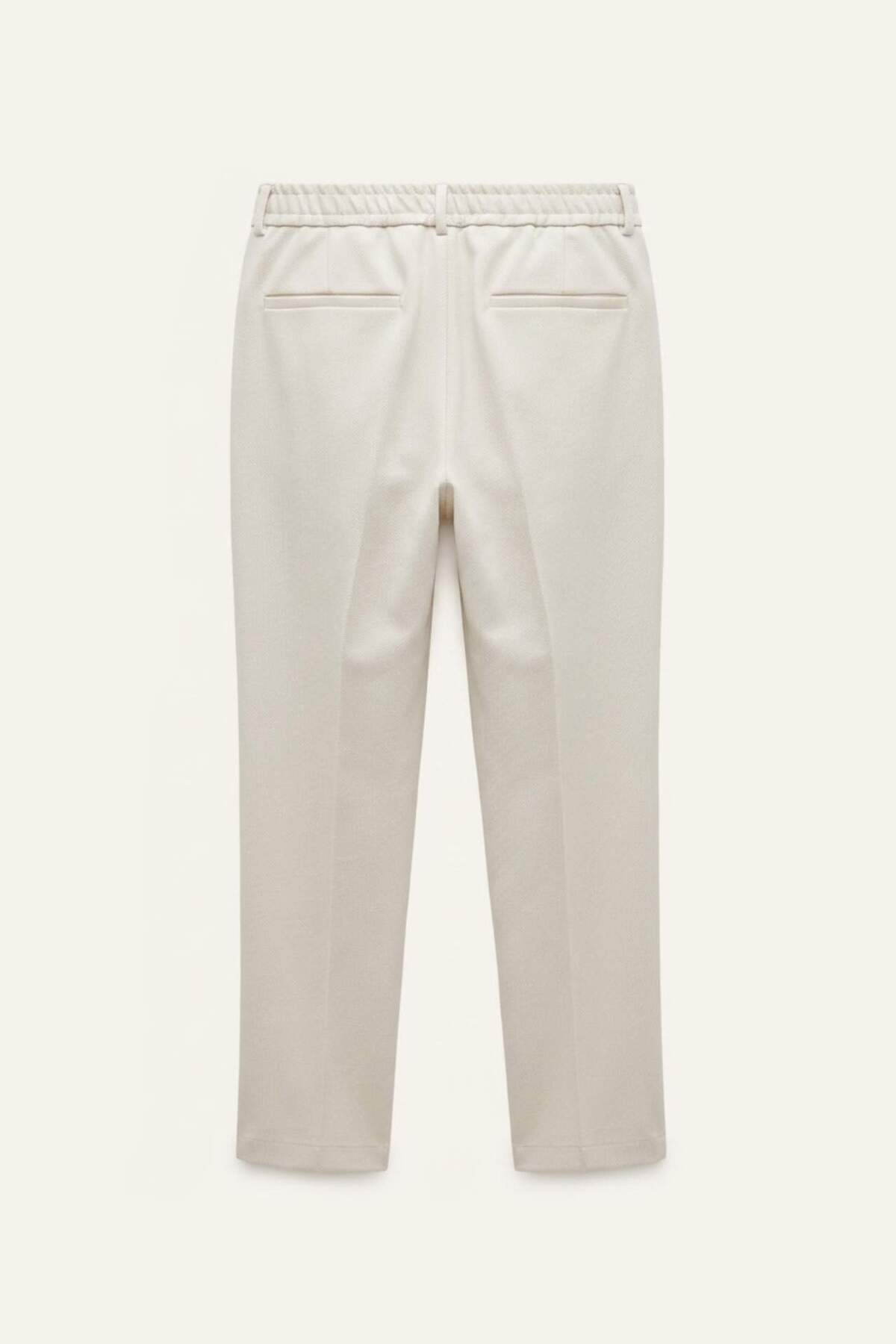 Esnek Kumaş Regular Fit Pileli Bej Pantolon H7841AX26SM — بژ — تصویر 2 از 2