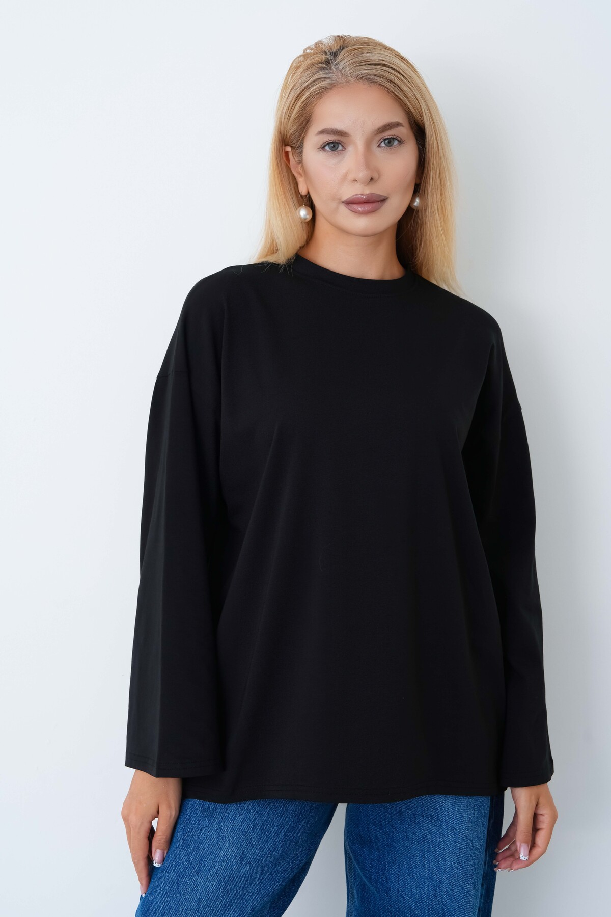 herkesemoda Kadın Tesettüre Uygun Geniş Kollu Body görsel 4