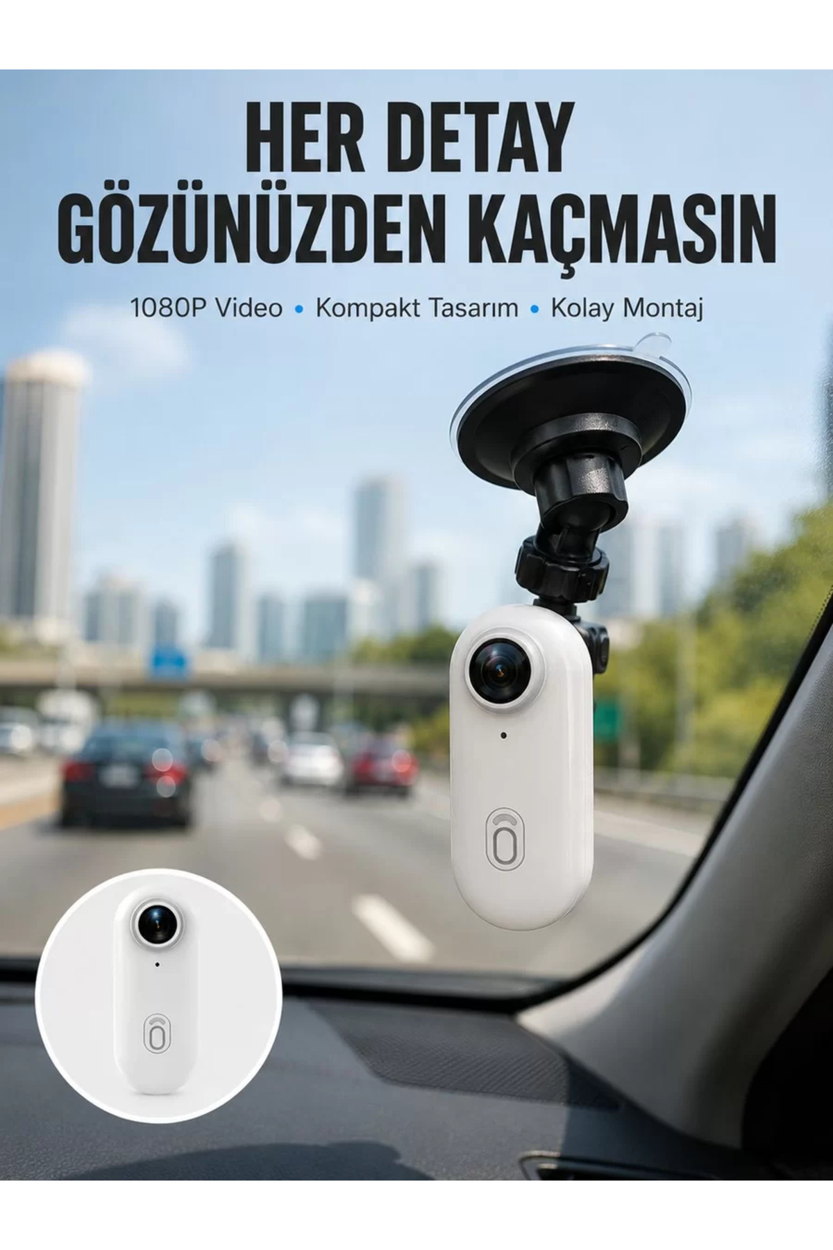 Şarj Edilebilir Uzun Ömürlü Mini Spor Kamera Full HD Yeni Nesil