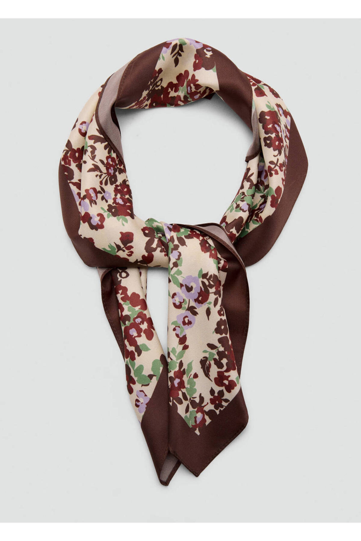 MANGO Woman Çiçek desenli şal görsel 3