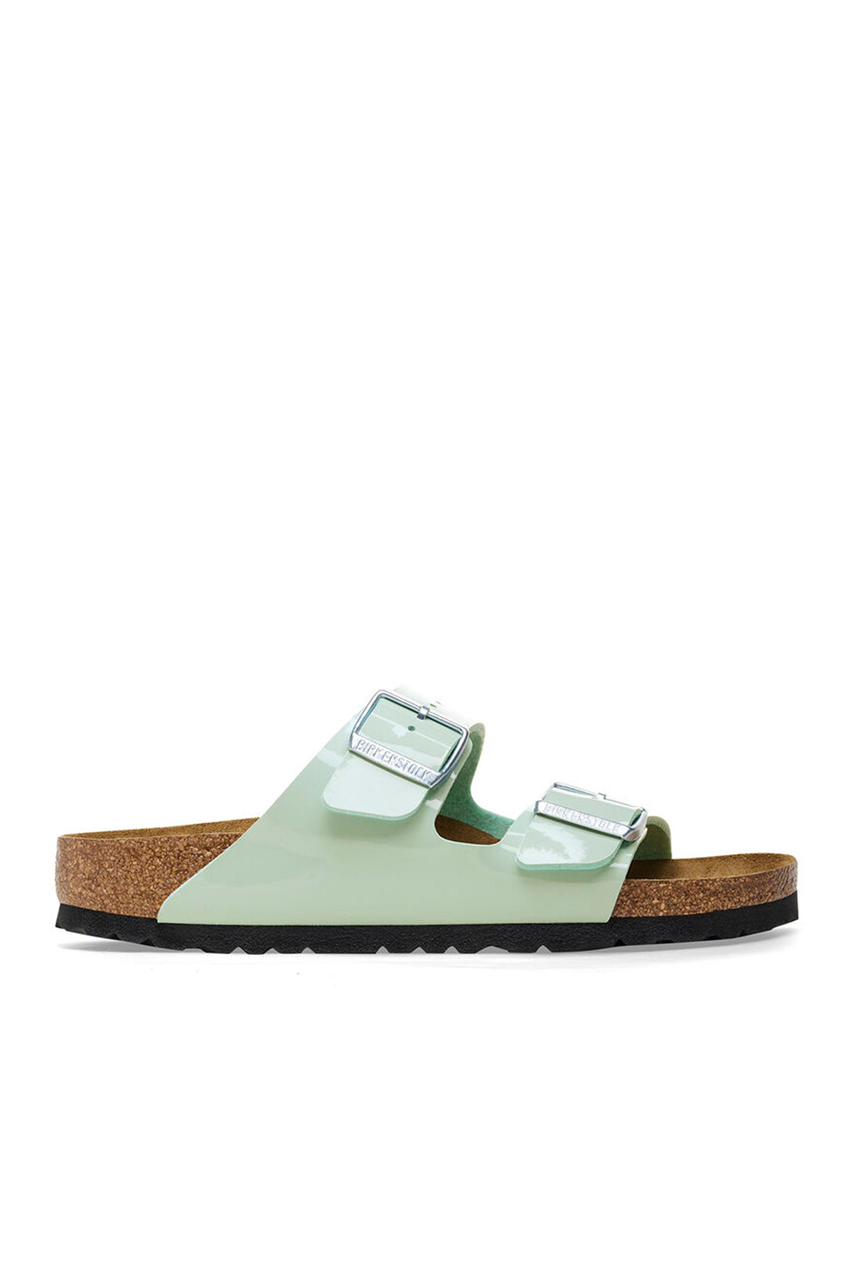 دمپایی فیروزه‌ای زنانه آریزونا Bf Patent، کد 1026963، جاست‌استپ بیرکن استاک دمپایی Birkenstock