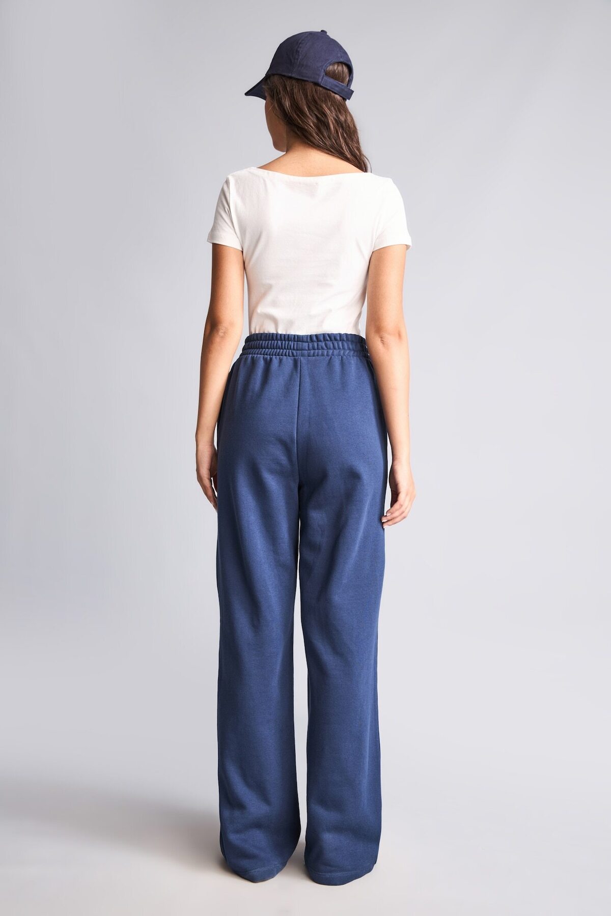 DeFacto Wide Leg Yıldız Baskılı Kalın Kumaş Eşofman Altı H4222AX26WN görsel 6