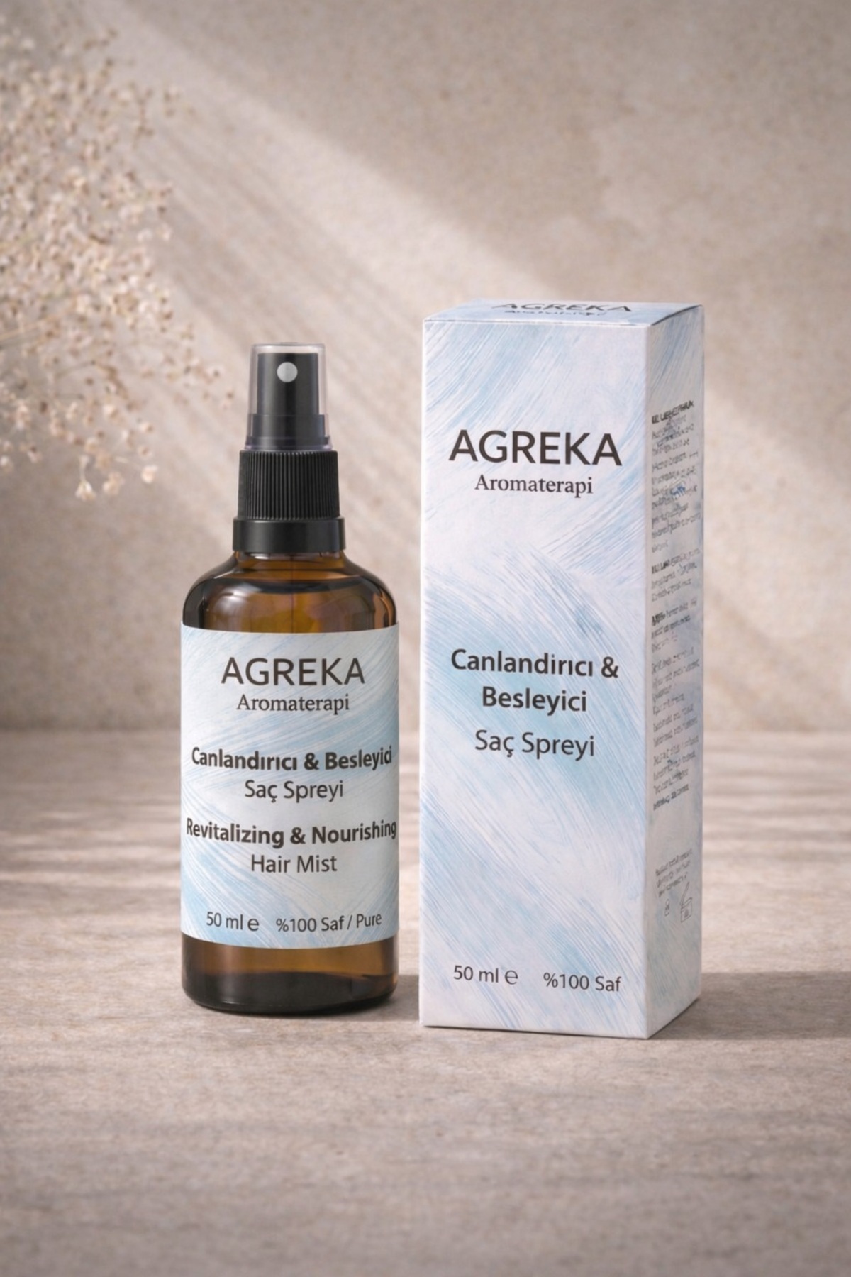 Canlandırıcı ve Besleyici Saç Spreyi 50 ml – Saç ve Saç Derisi İçin Dökülme Karşıtı, Nemlendirici ve Ferahlatıcı Bakım Spreyi — 152.01.2017