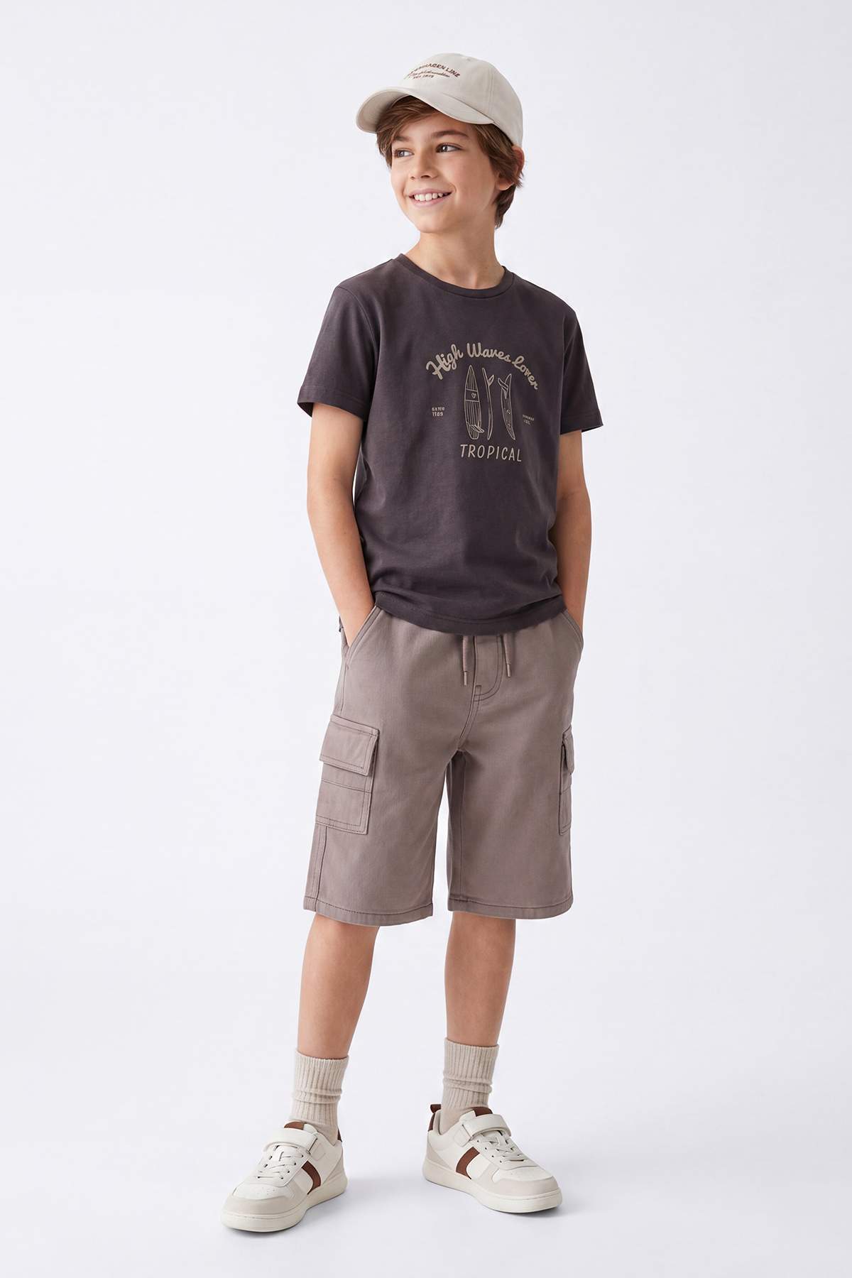 Trendyolmilla Kids Antrasit Erkek Çocuk Örme Alt - Üst Takım TKDSS26AU00147