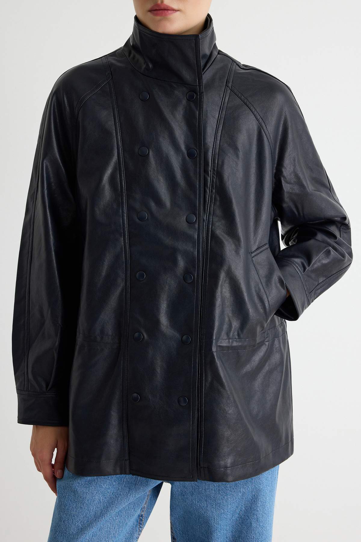 trendyolmilla-womens-dark-blue-plain-oversize