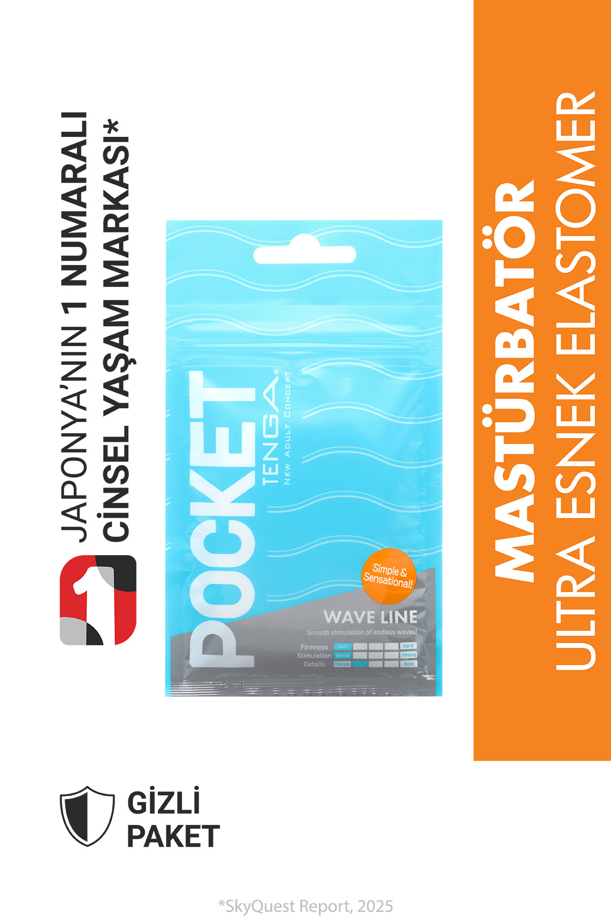 Tenga Pocket Wave Line Mastürbatör POT-001