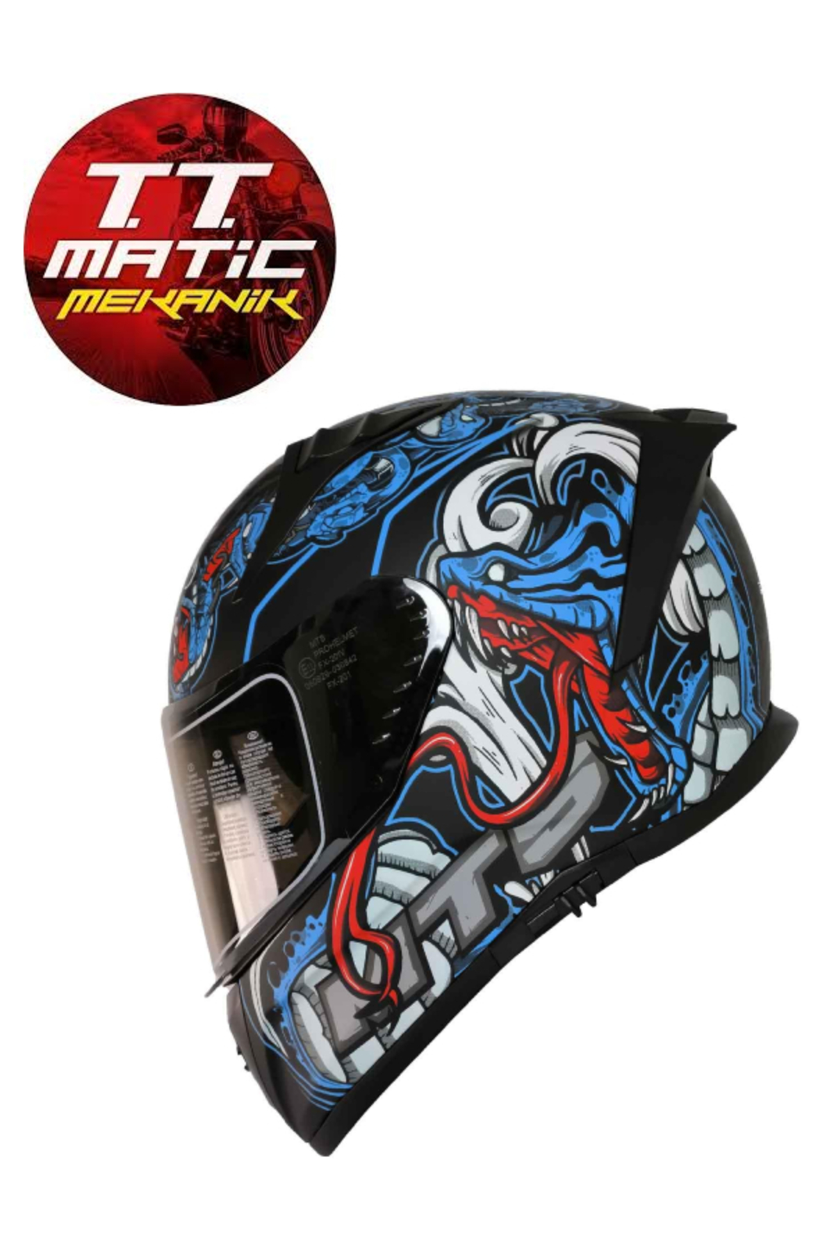 MTS 801 KASK MAVİ ŞAHMERAN - Fiyatı, Yorumları