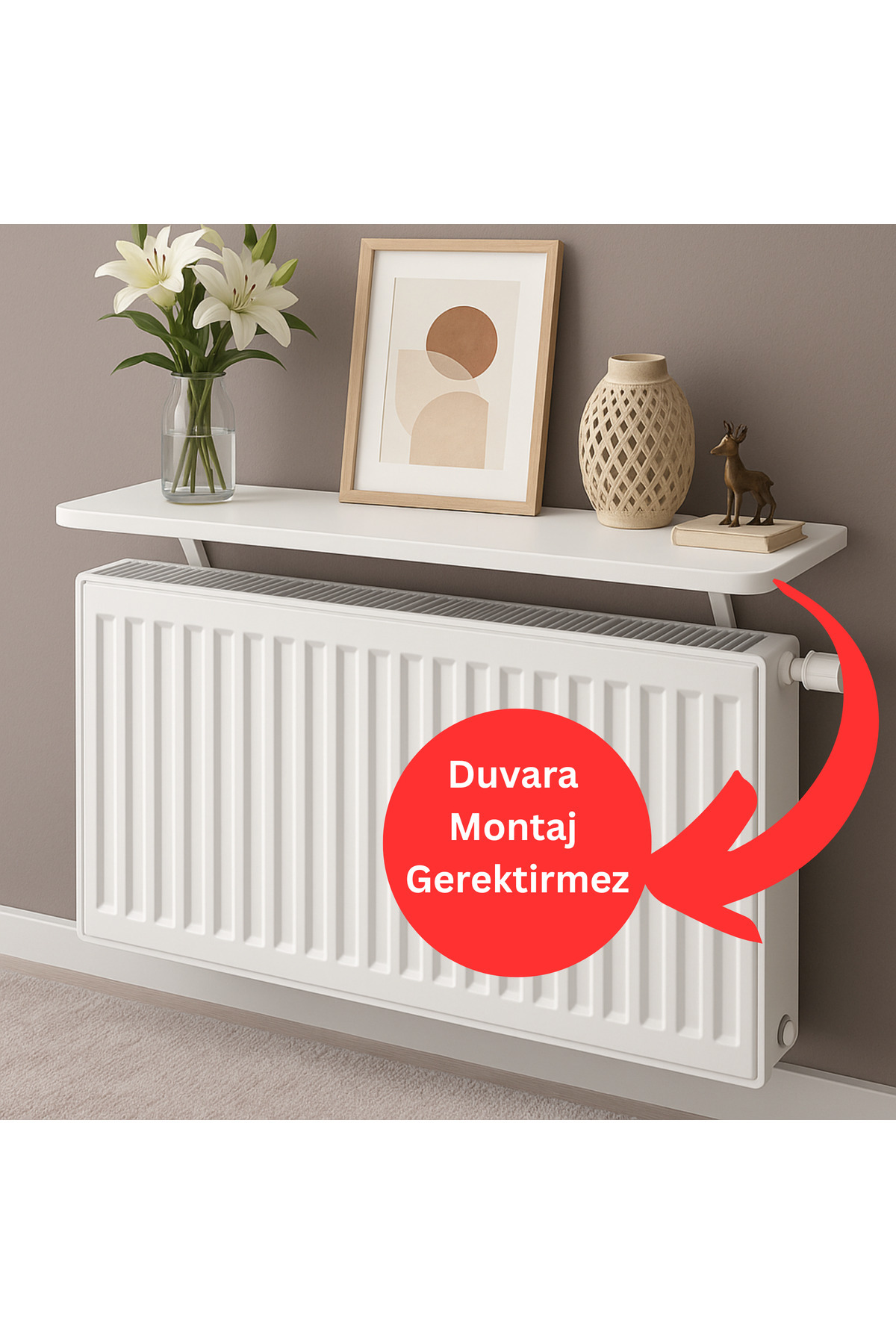 90x15 cm Unassembled Honeycomb Top Decorative Shelf Heater Core Top Flying Shelf