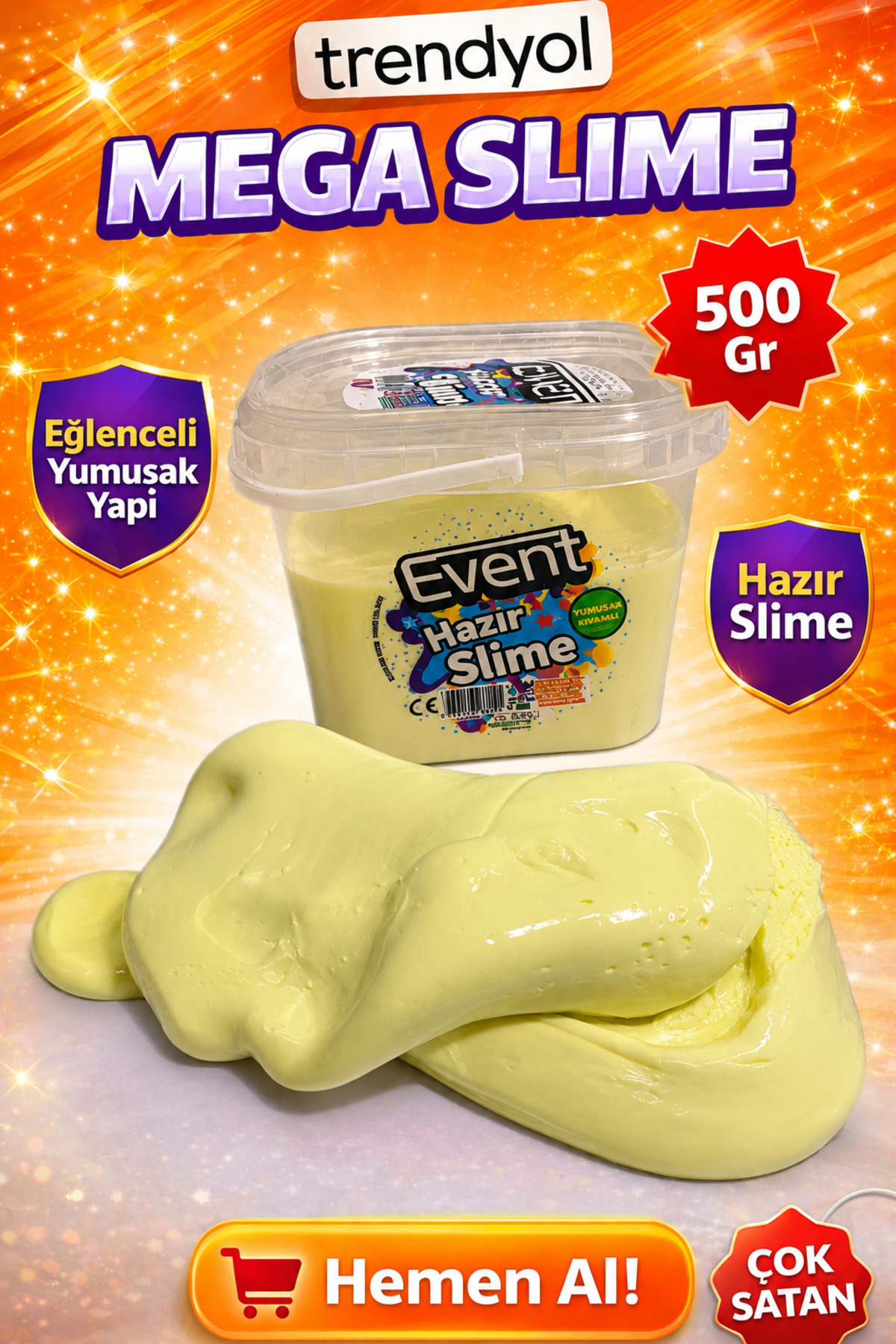 EVENT Slime Mega Jumbo Boy 500 Gr Test Raporludur. - Fiyatı, Yorumları EVENT Slime Mega Jumbo Boy 500 Gr Test Raporludur. - Fiyatı, Yorumları