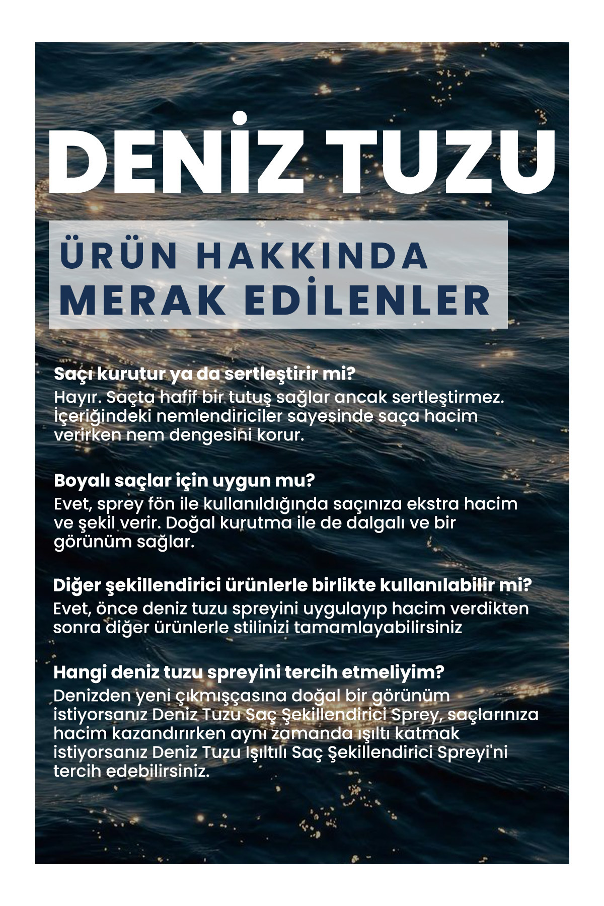 Deniz Tuzu Işıltılı Şekillendirici Saç Spreyi 200 ml — BN.0517 — تصویر 8 از 8